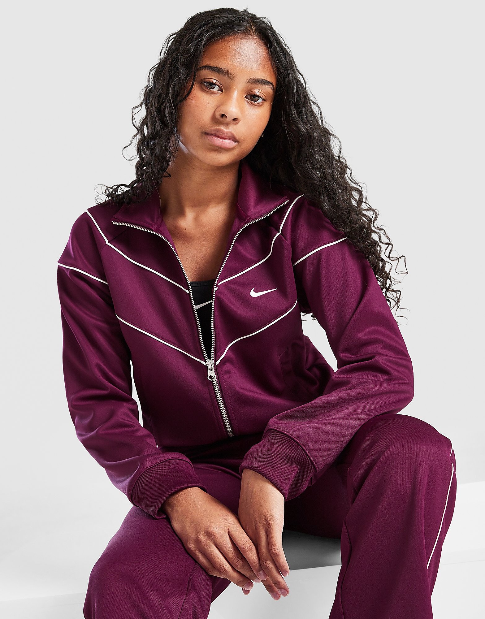 Nike Girls' Poly Knit Track Jacket Junior