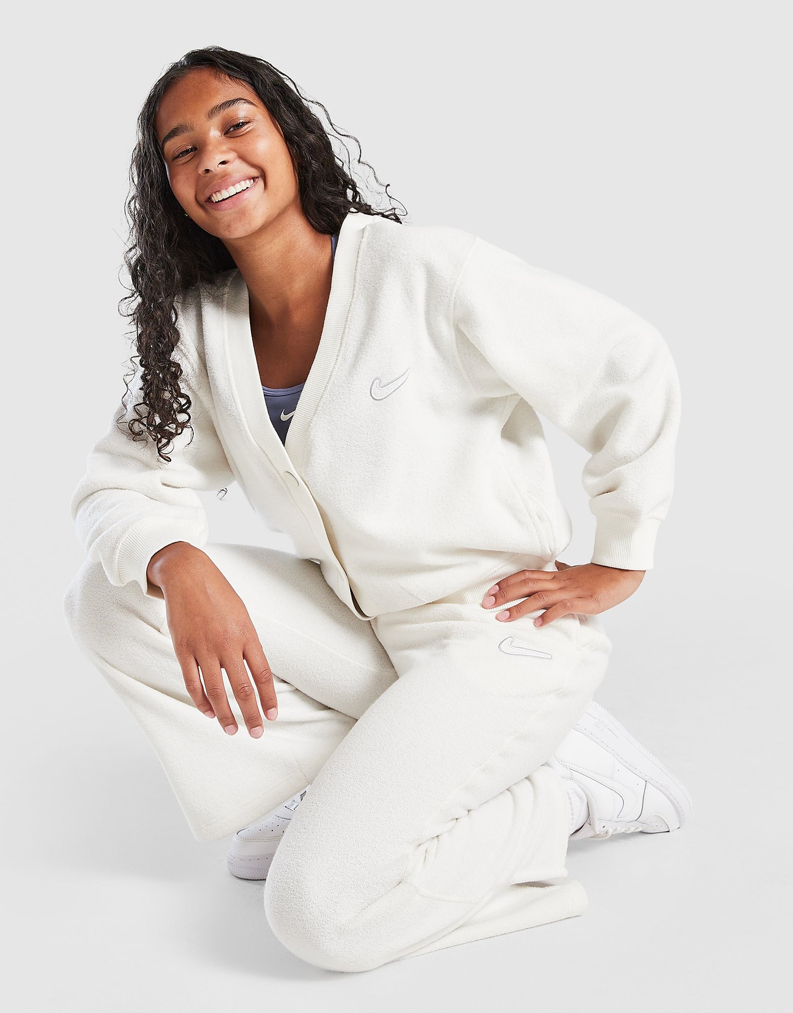 Nike Girls' Cozy Fleece Cardigan Junior