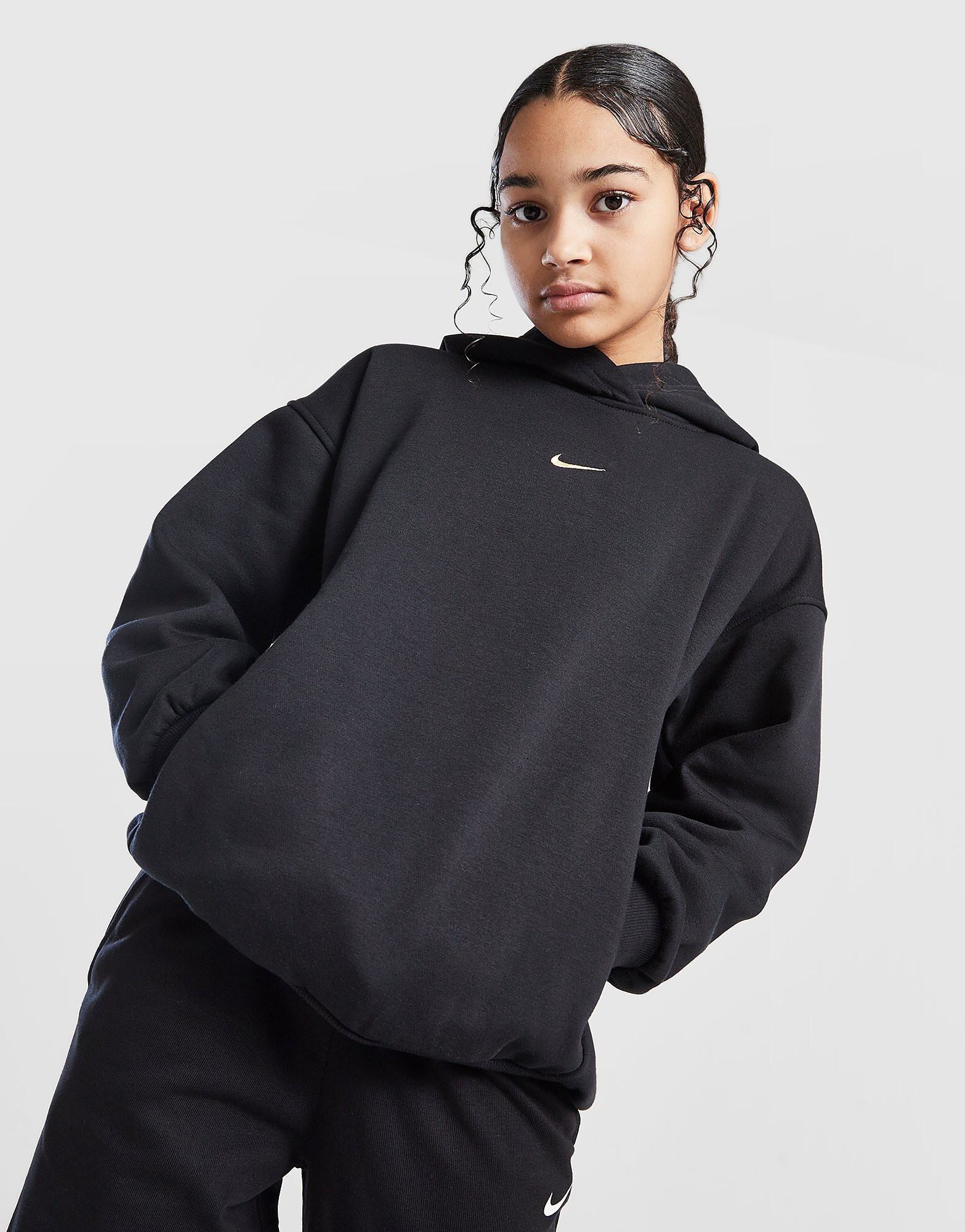 Nike Girls' Satin Hoodie Junior