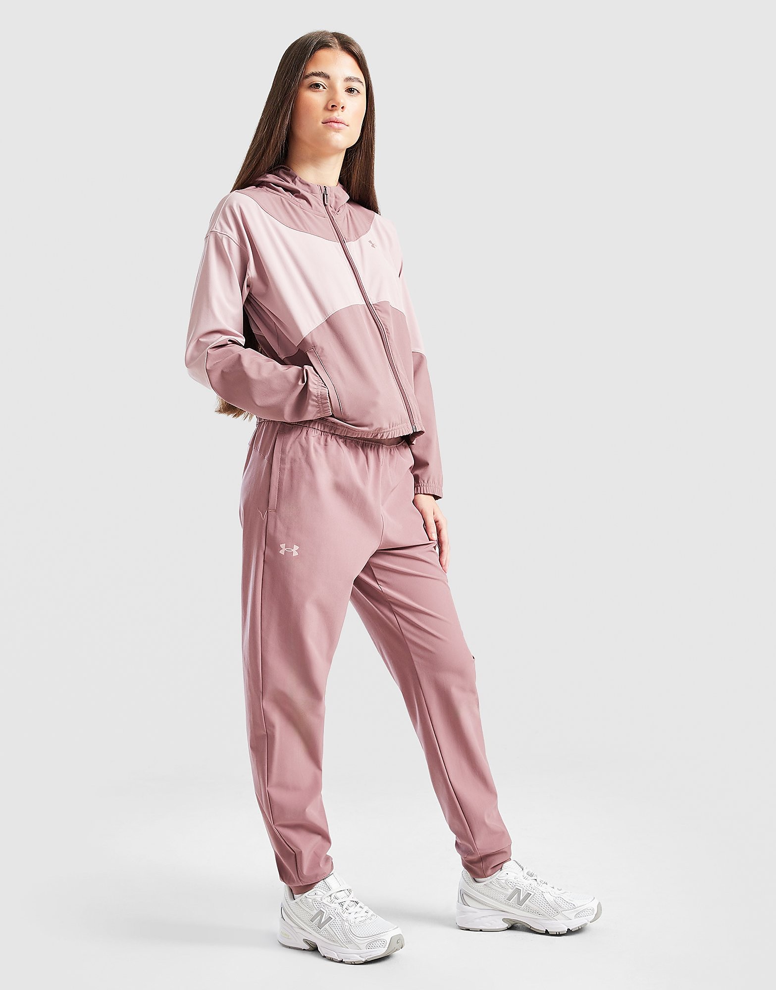 Under Armour herensneaker roze en rood