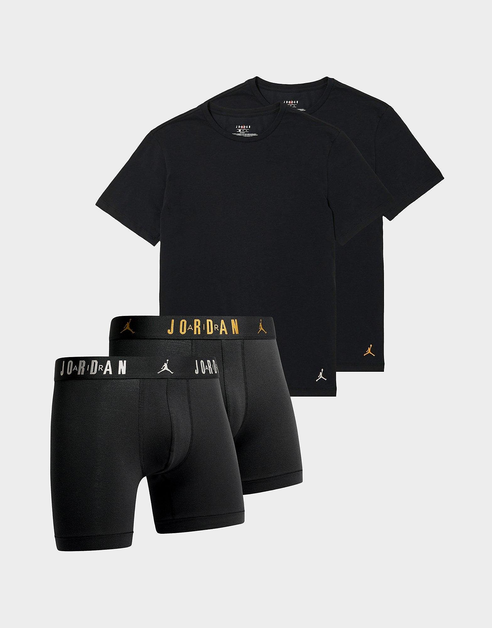 Jordan 4 Pack T ShirtsBoxers Set