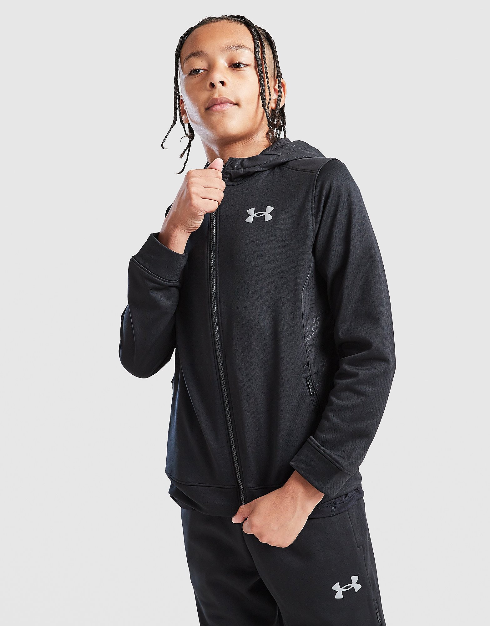 Under Armour Brawler+ Full Zip Hoodie Junior