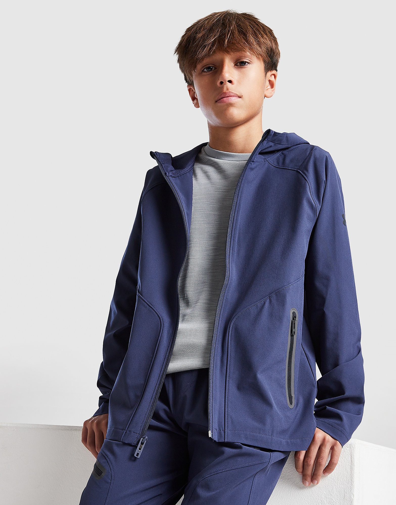 Under Armour Haut entièrement zippé Unstoppable pour garçon