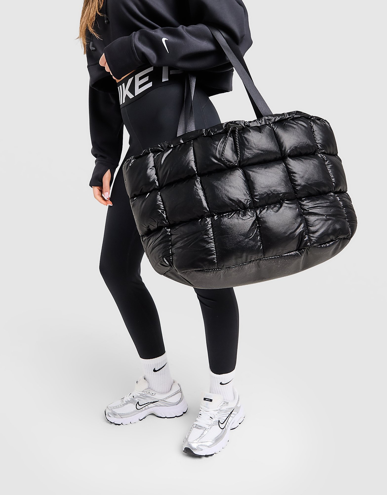 Nike Borsa Tote Puffle, nero