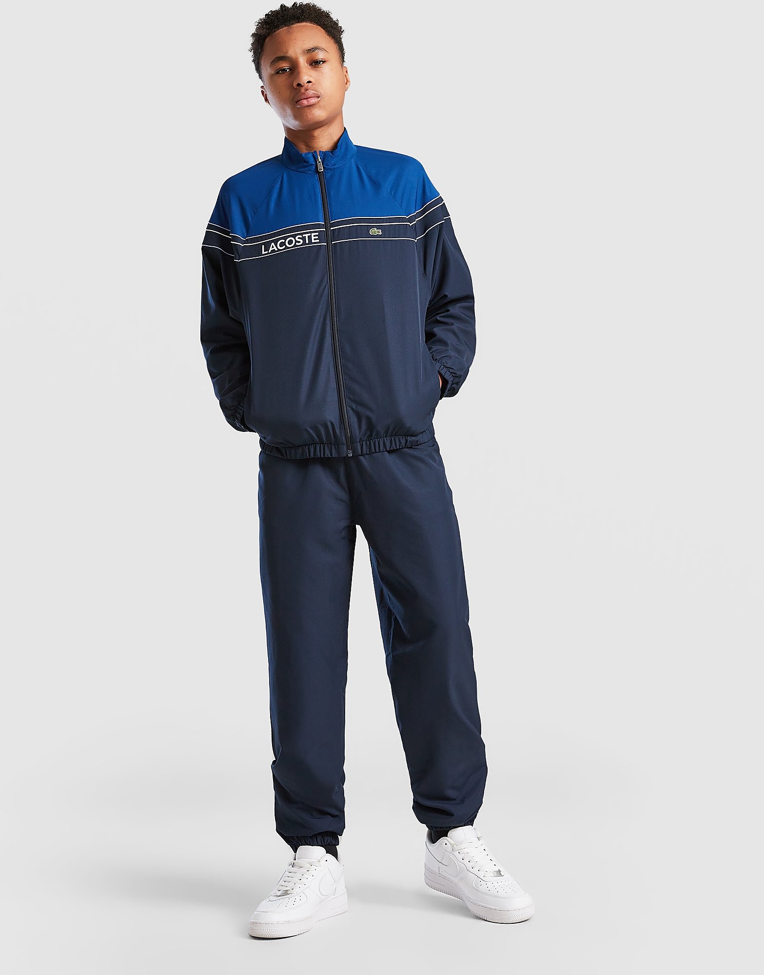 Lacoste Woven Colour Block Tracksuit Junior