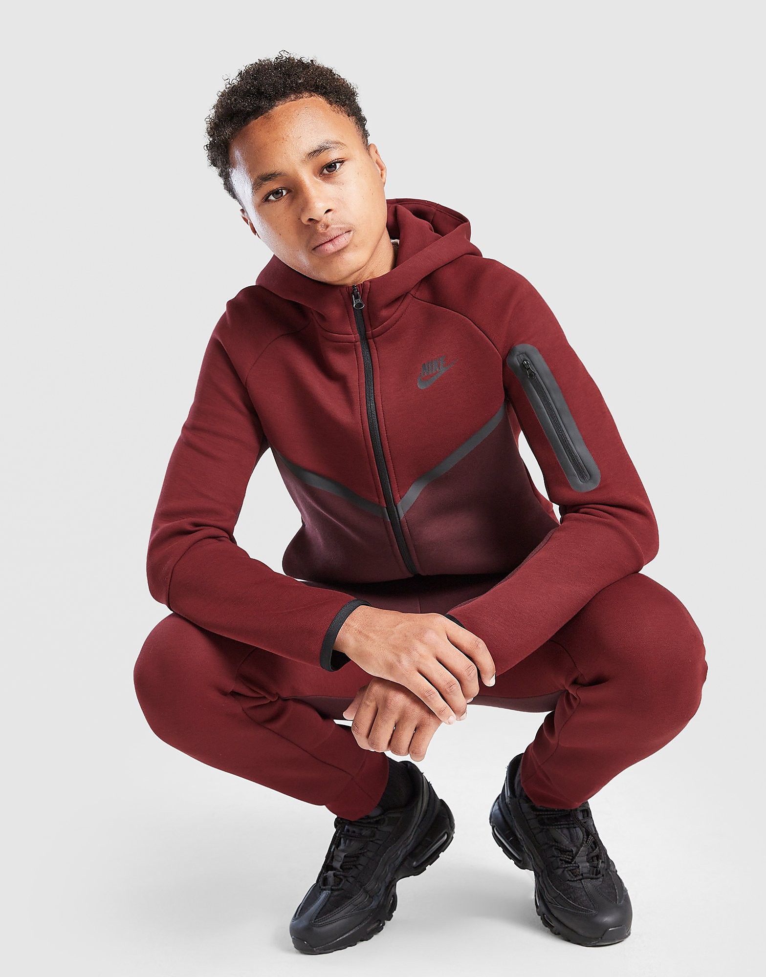 Nike Tech Fleece Full Zip Hoodie Junior - vue 2