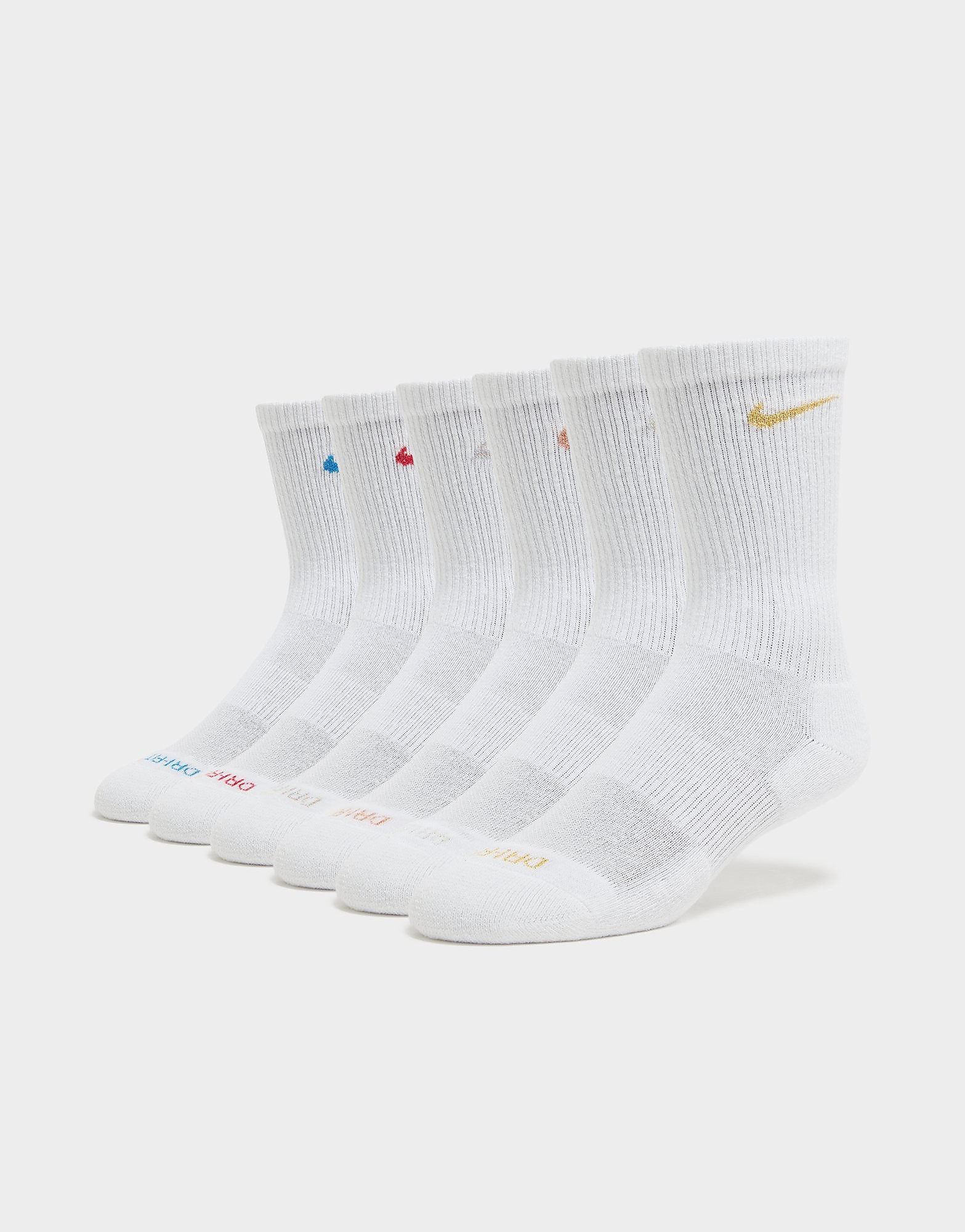 Nike 6 Paires de Chaussettes Rembourrées Crew - vue 2