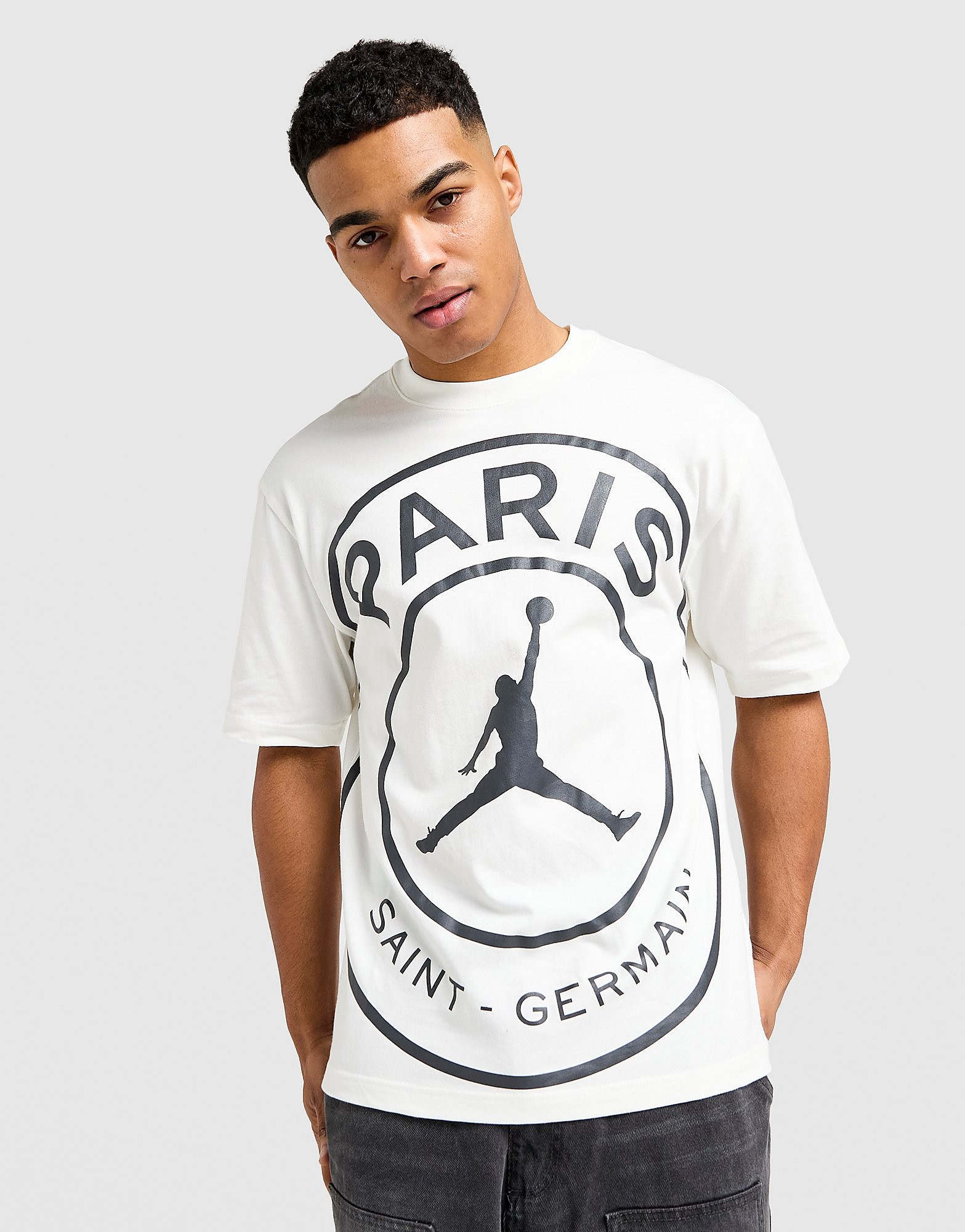 Jordan Maglia Black Cat Paris Saint Germain, bianco