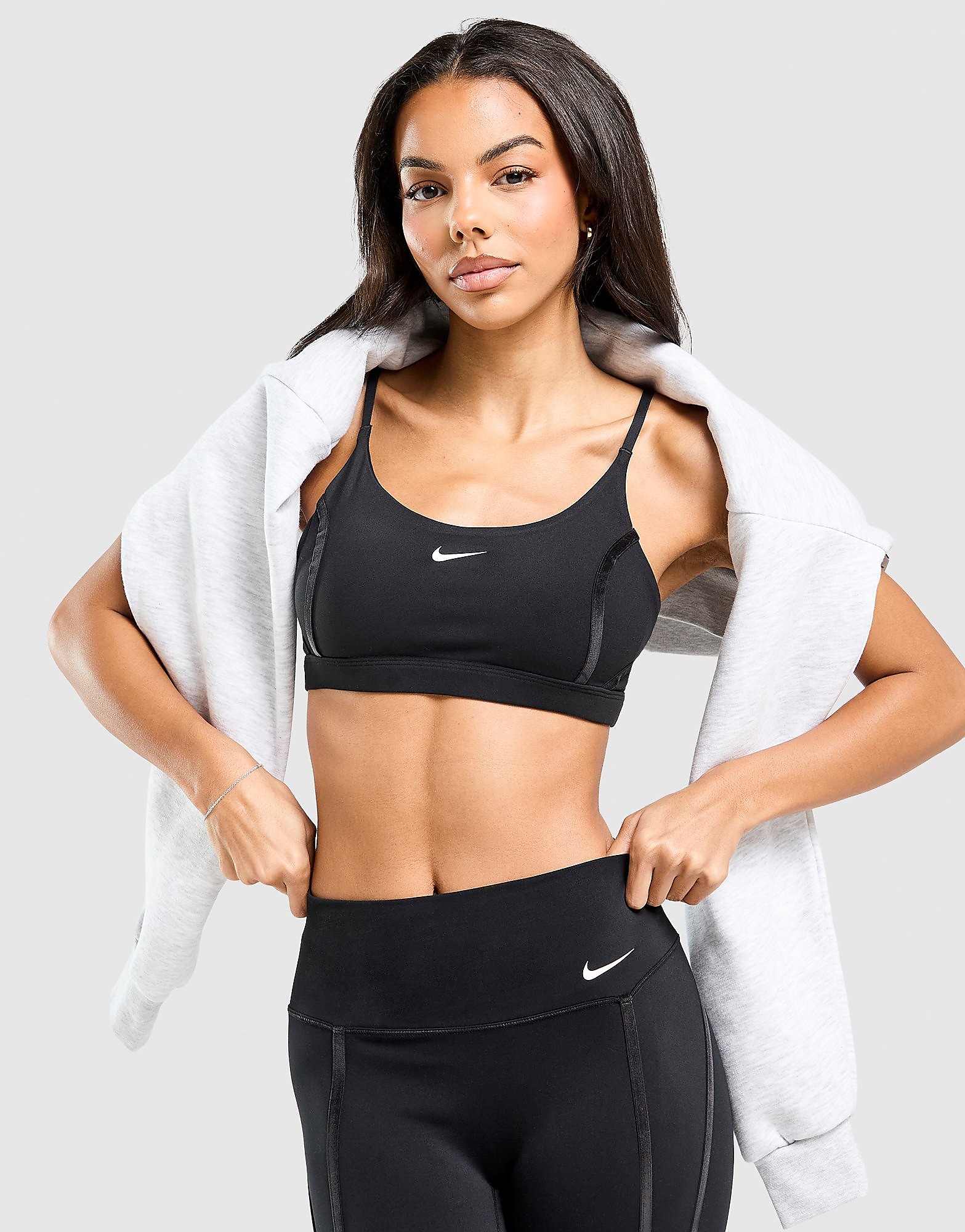 Nike Training One Velvet Binding Sports Bra