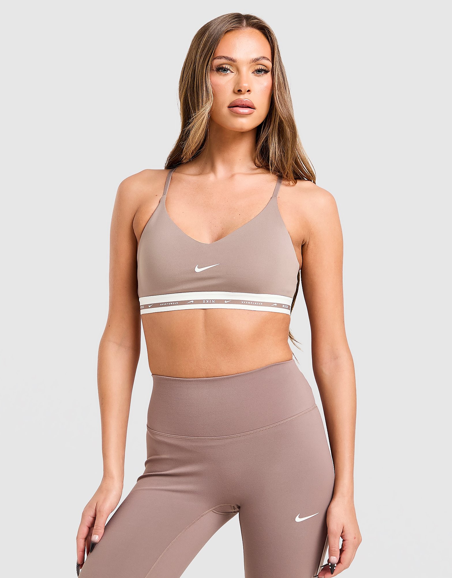 Nike Training Indy Swoosh Sports Bra - vue 2