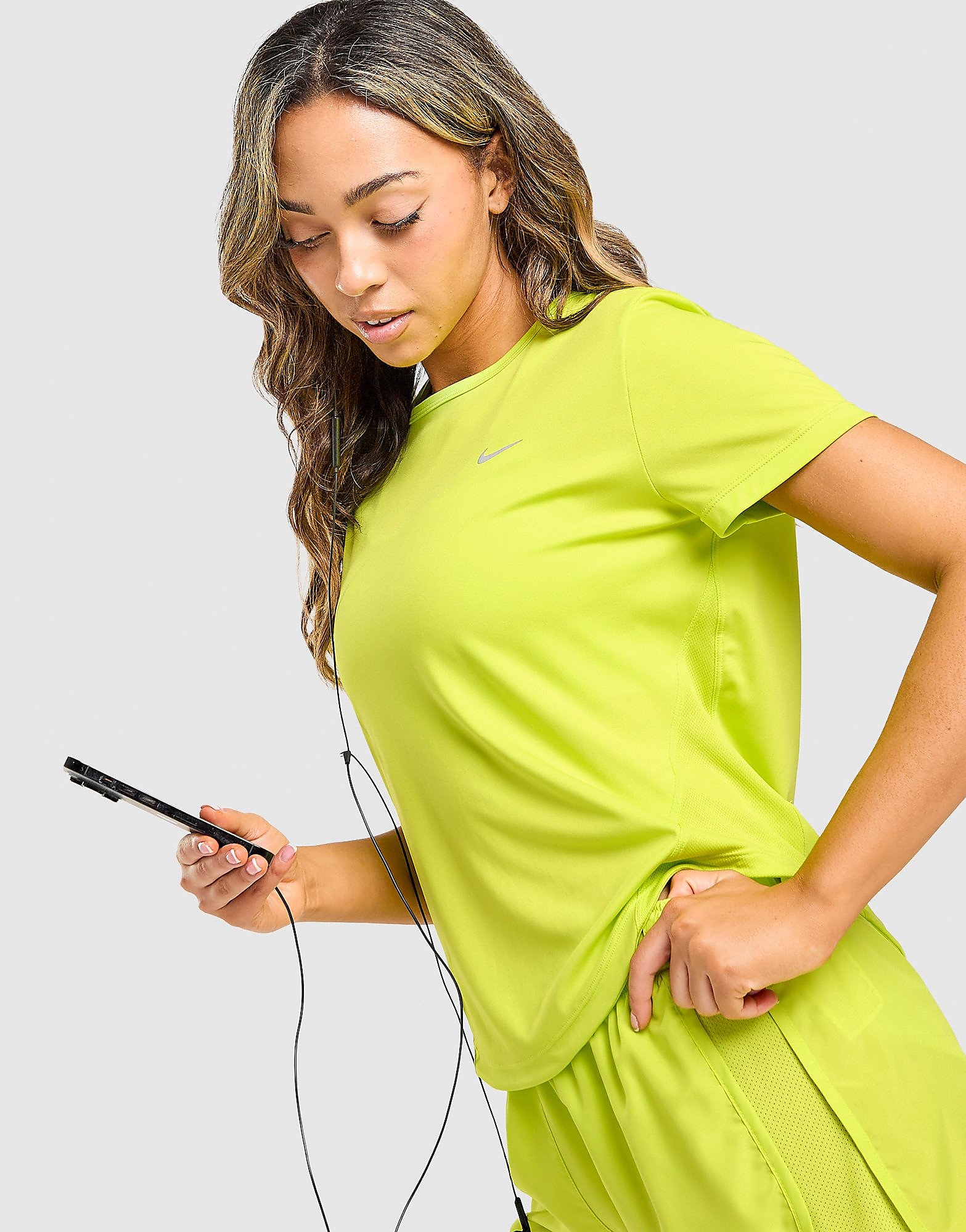 Nike T shirt R TEMPO Cyber Cyber