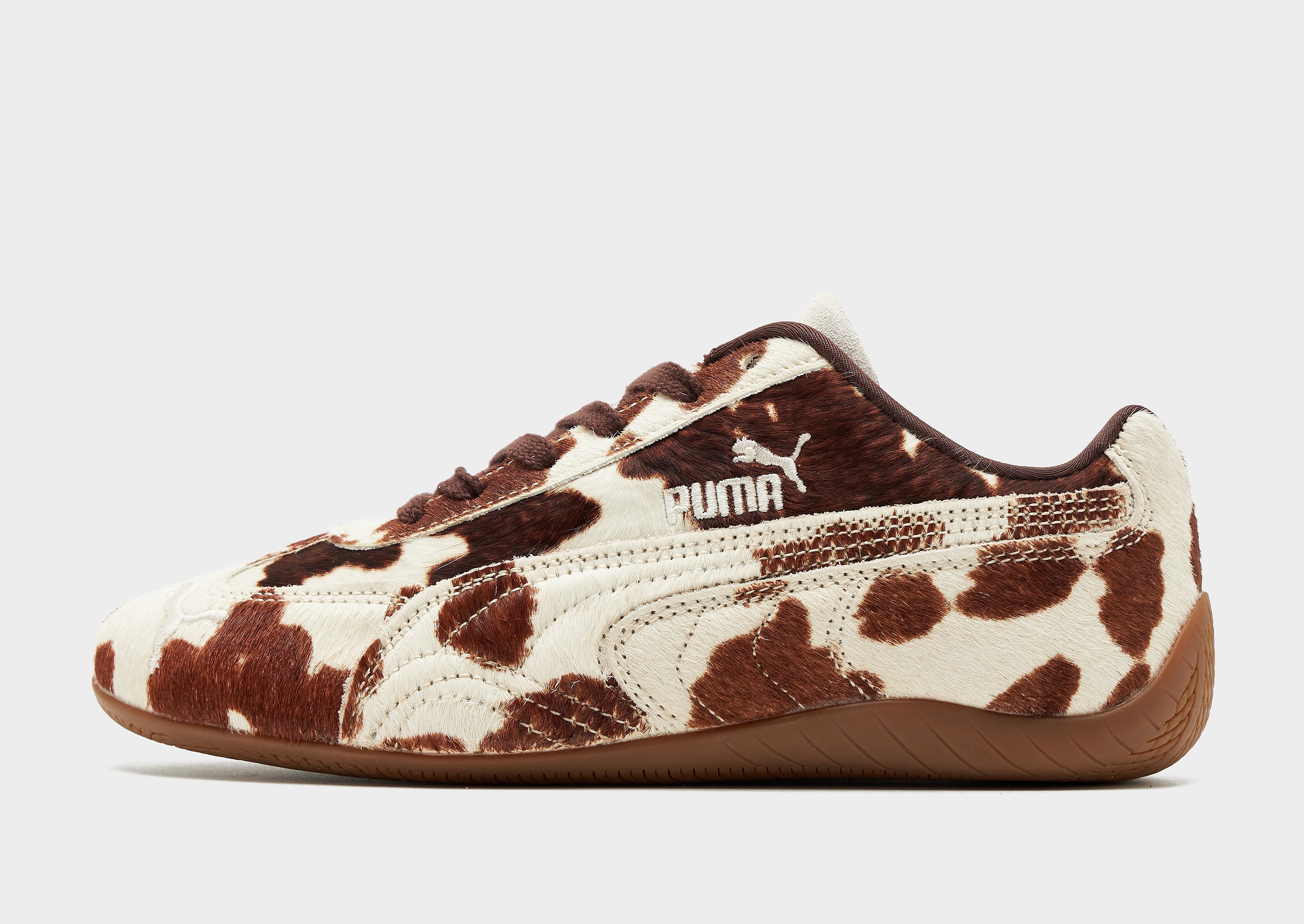 PUMA Speedcat motif vachette Femme Crème Crème