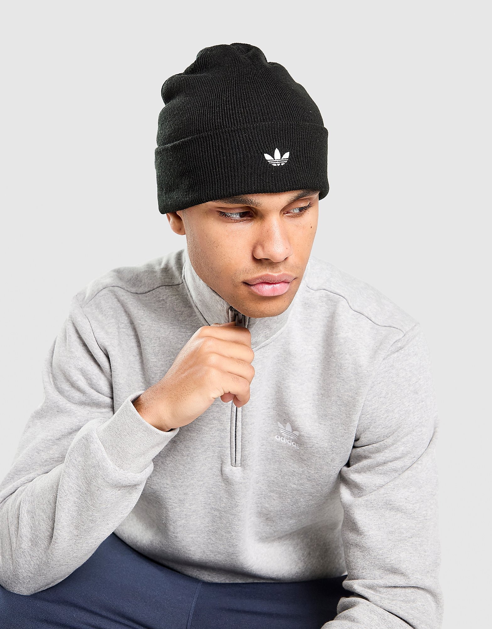 Adicolor Beanie Hat - Damen, Schwarz - female - Size: One Size