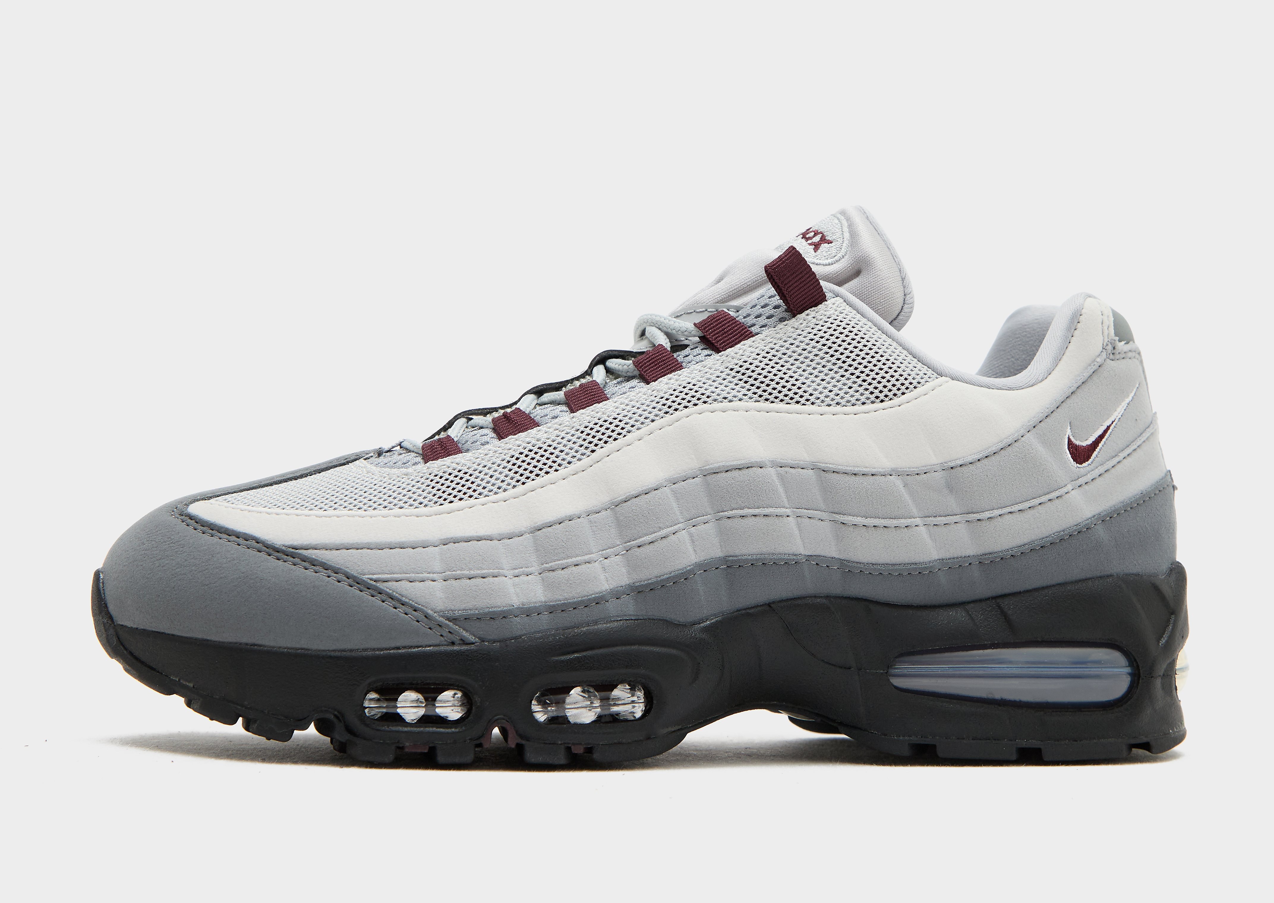 Nike Air Max 95 herensneaker zwart, rood en grijs