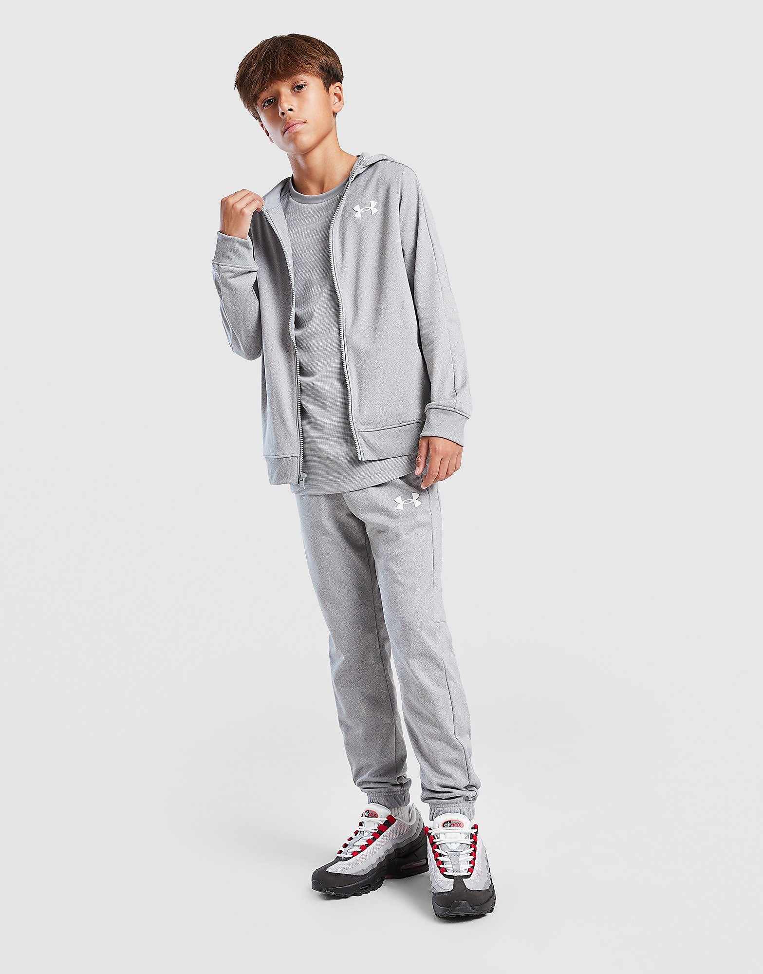 Under Armour Brawler Knit Full Zip Tracksuit Junior