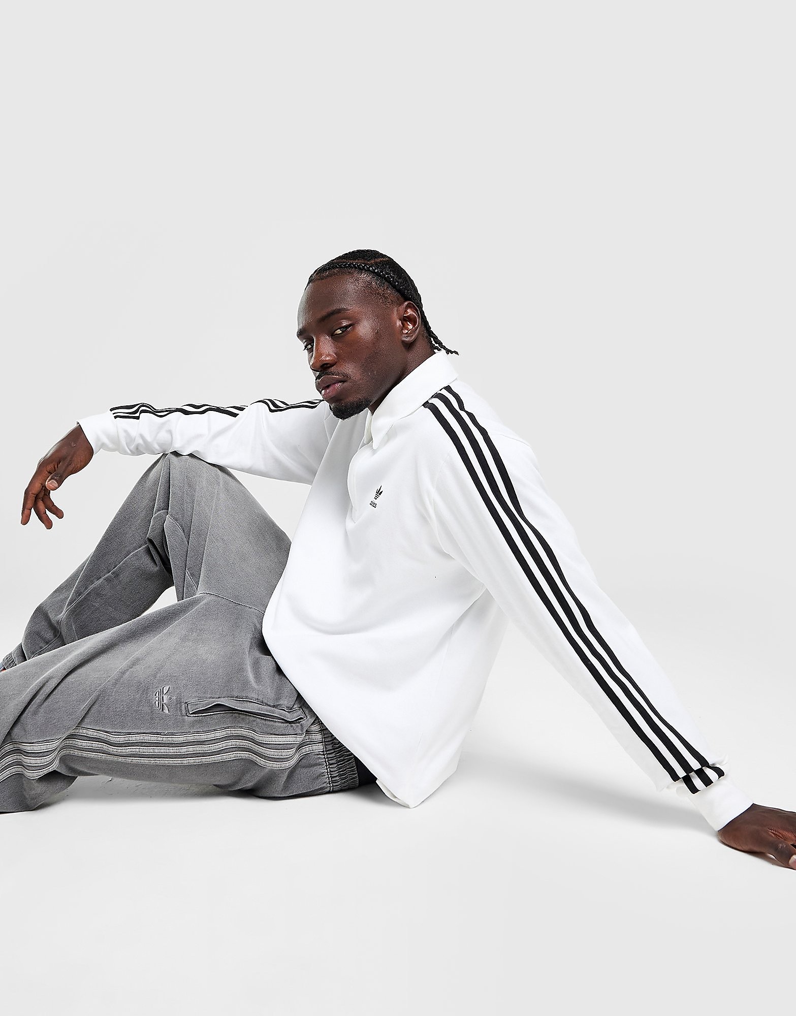 adidas Originals Rugby Long Sleeve Polo Shirt - vue 2