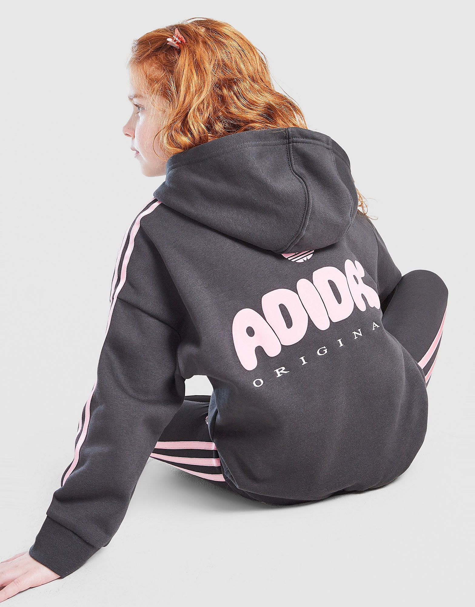 adidas Originals Ensemble de survêtement à capuche Bubble Fille Enfant