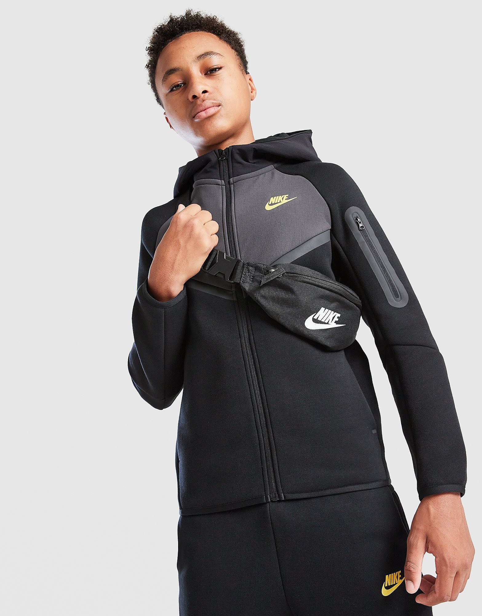 Nike Tech Mix Full Zip Hoodie Junior