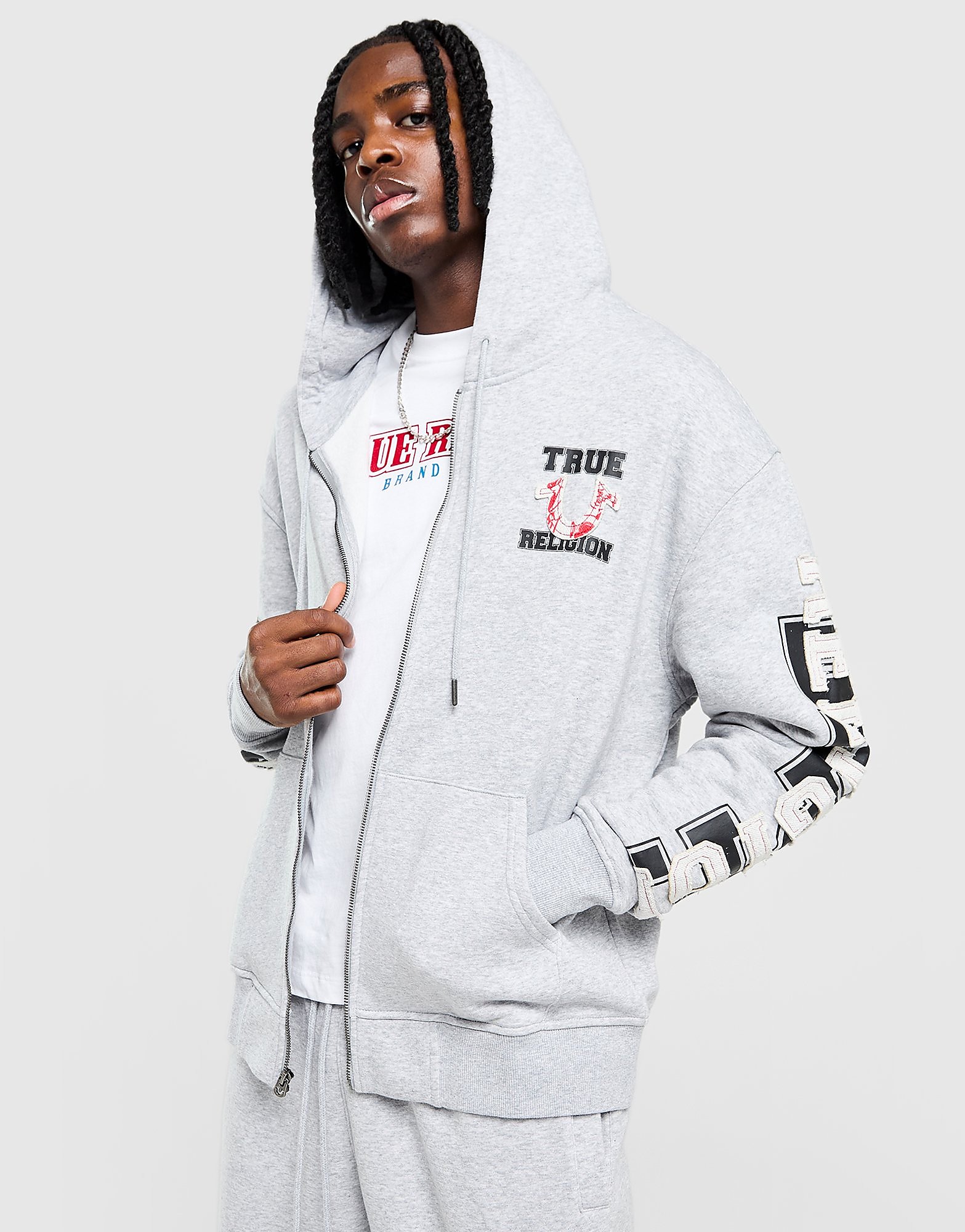 True Religion Applique Hoodie