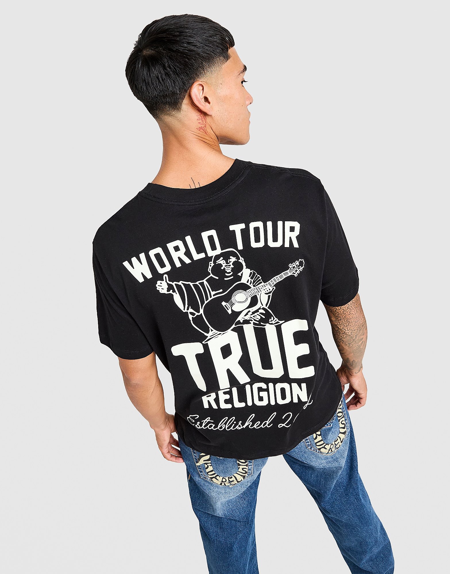 True Religion Patch Buddha T Shirt