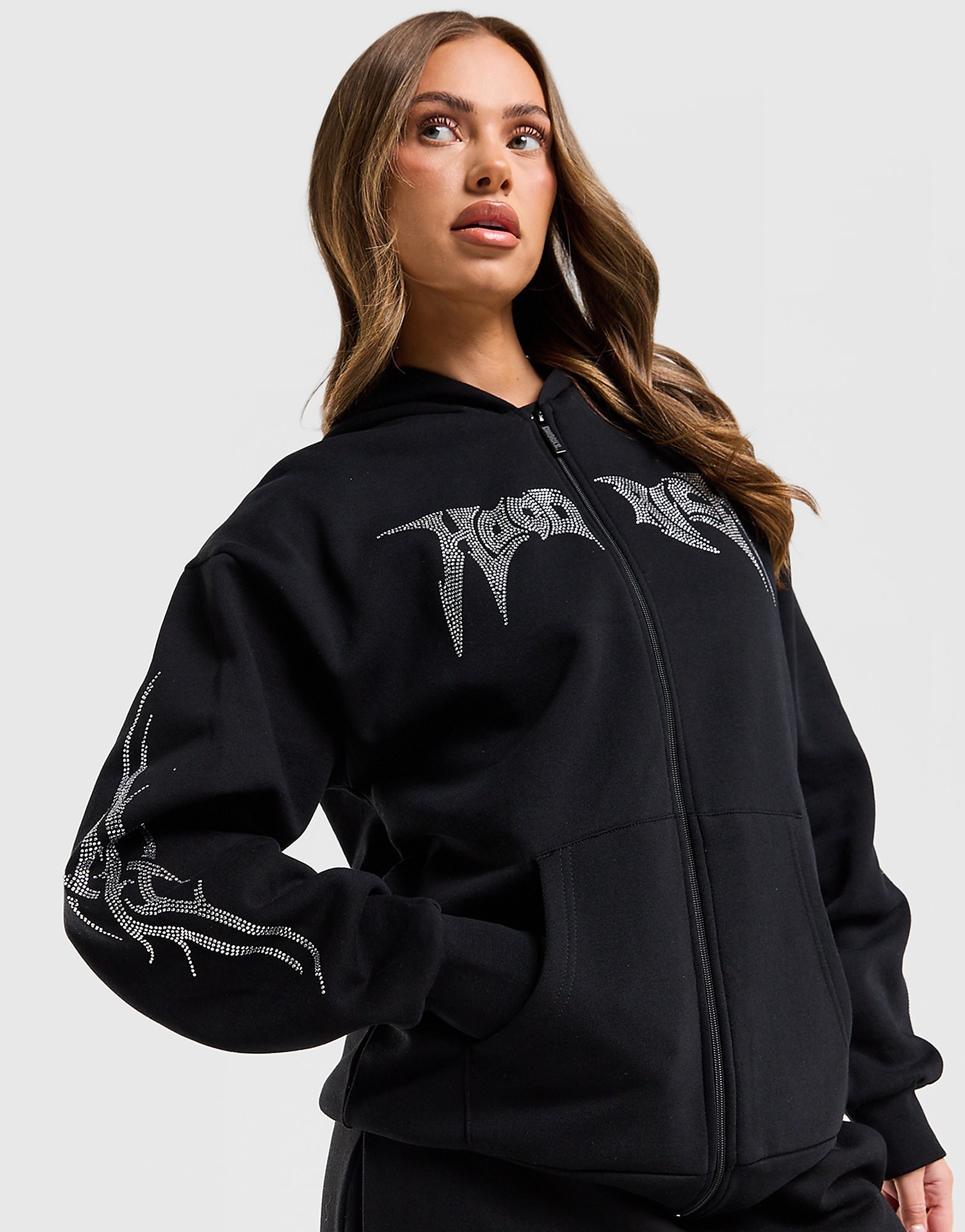 Hoodrich Diamante Full Zip Hoodie