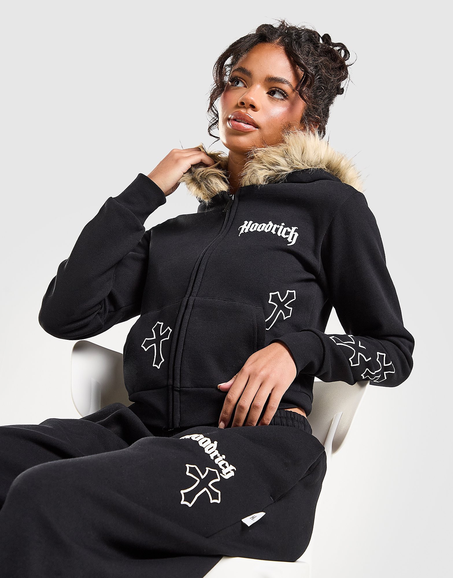 Hoodrich Cinder Fur Hoodie - vue 2