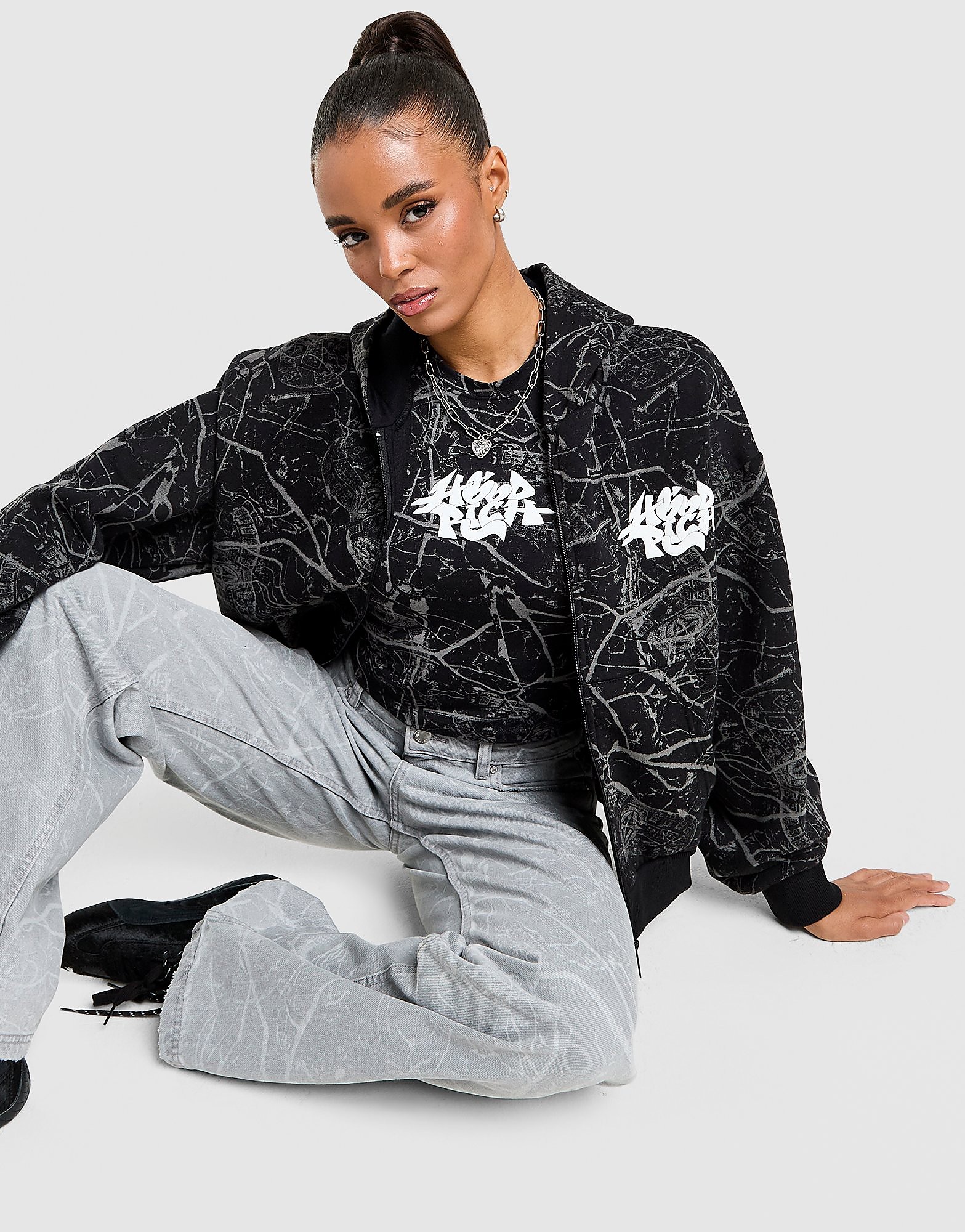 Hoodrich Sweat à Capuche Zippé Intégral Nytrex