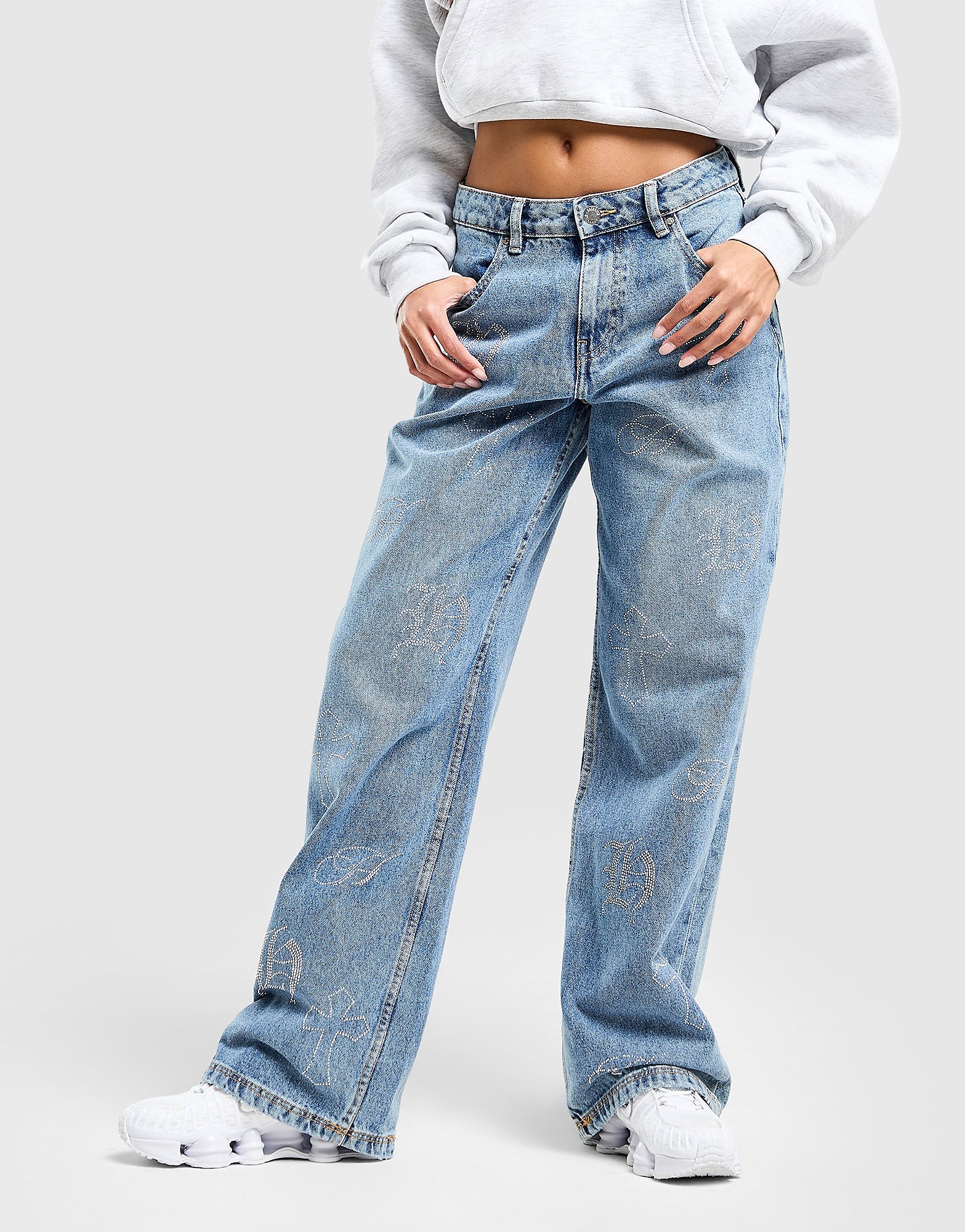 Hoodrich Crystal Diamante Jeans - vue 2