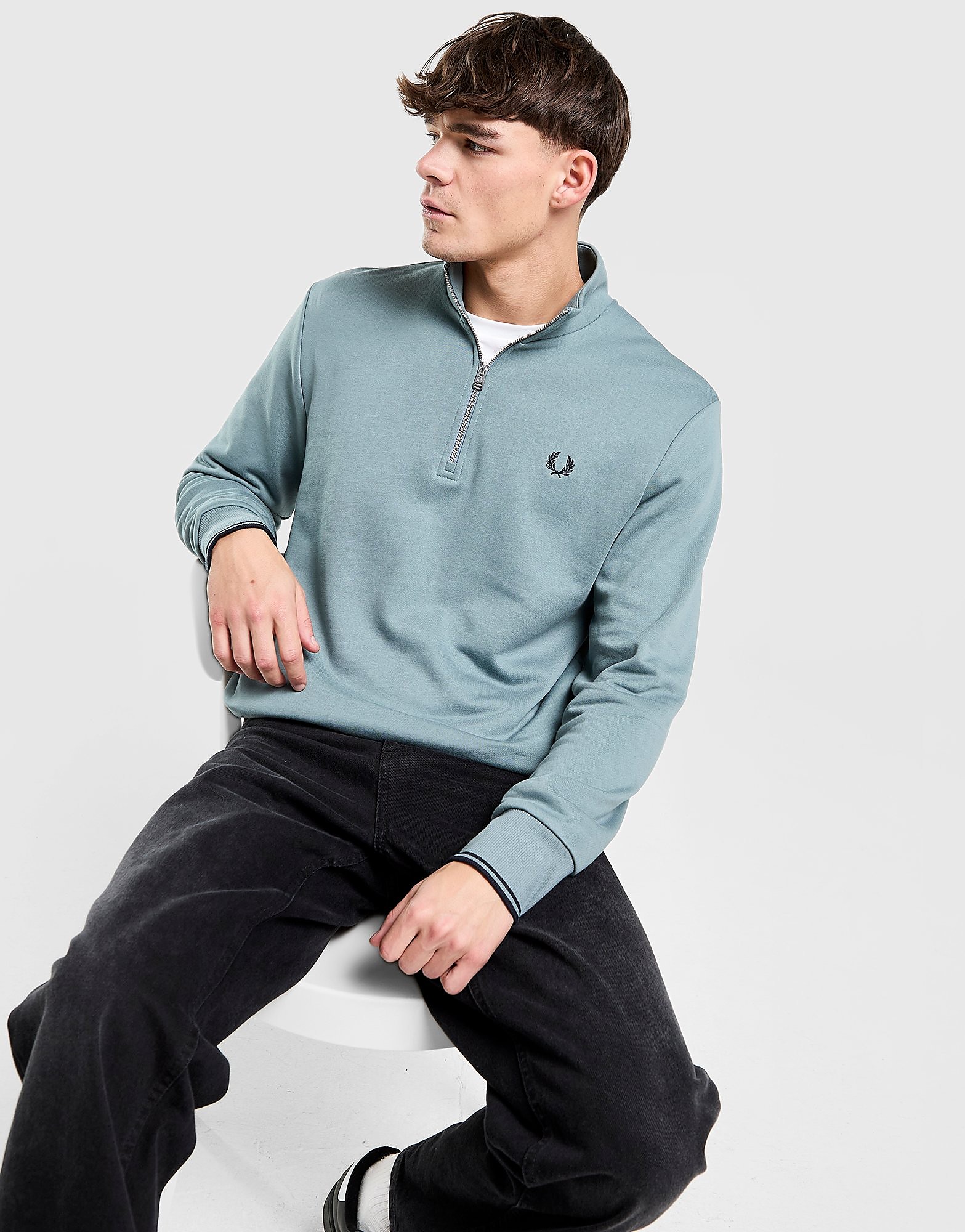 Fred Perry 12 Zip Sweatshirt