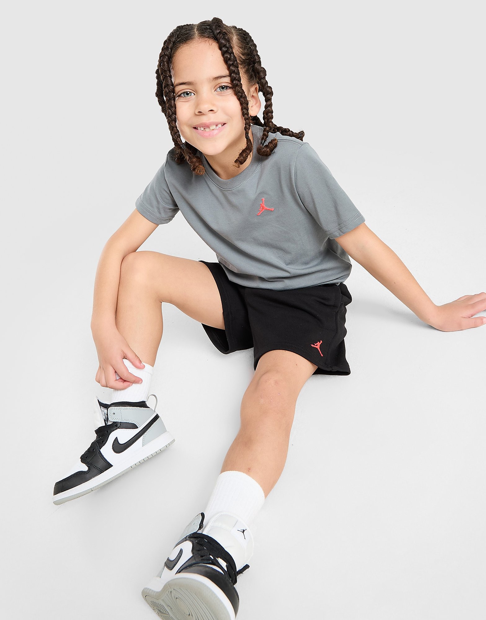 Jordan Brooklyn Essential T ShirtShorts Set Children - vue 1