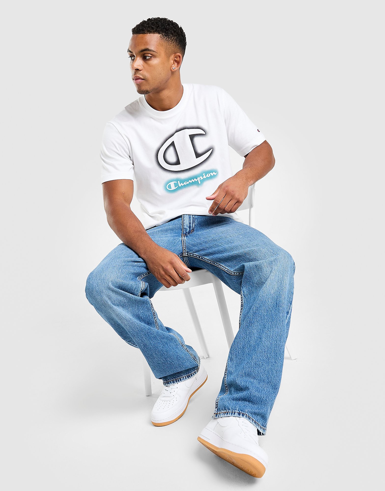 Large Logo V2 T-Shirt - Herren, Weiss - male - Size: M