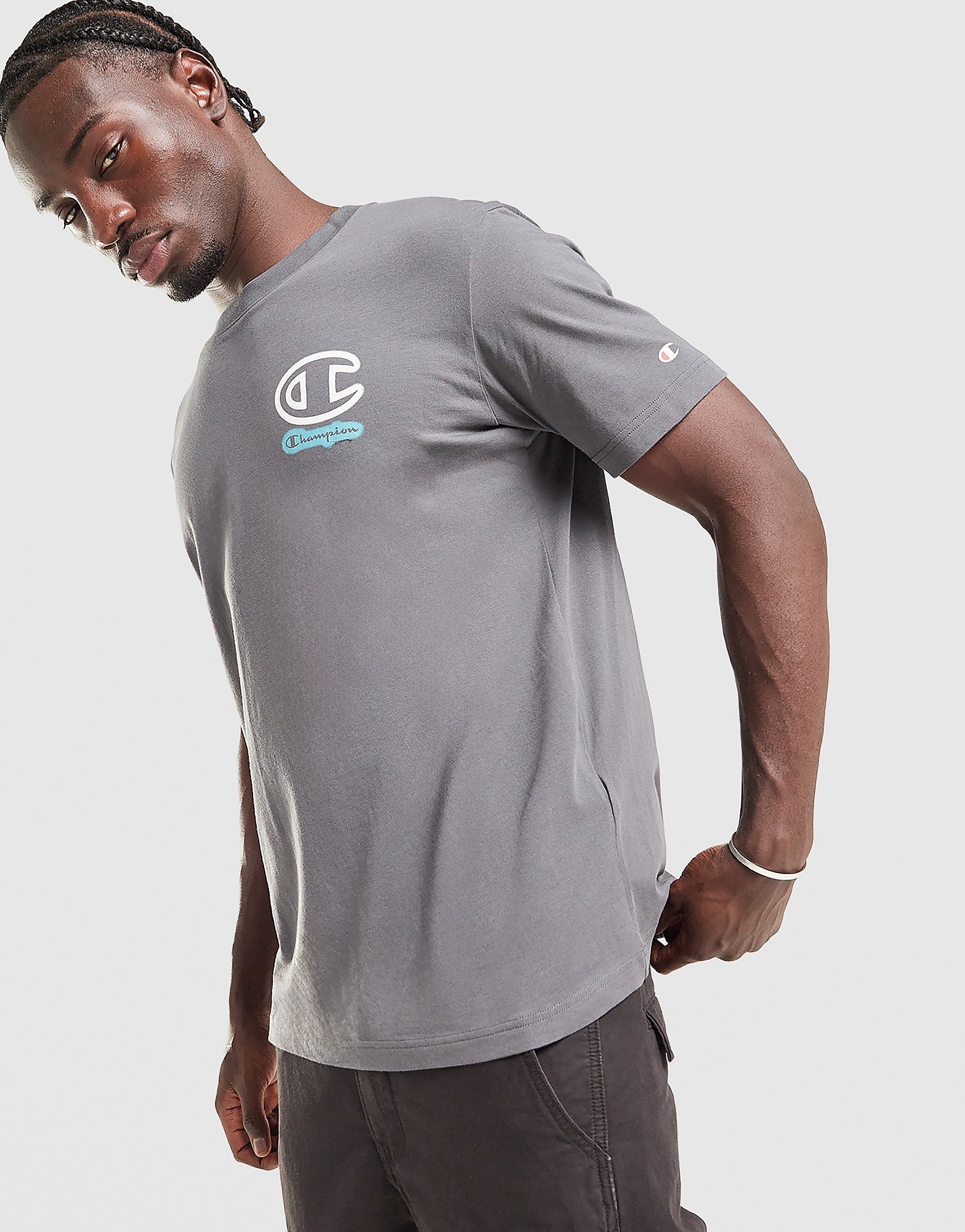 Small Logo T-Shirt - Herren, Grau