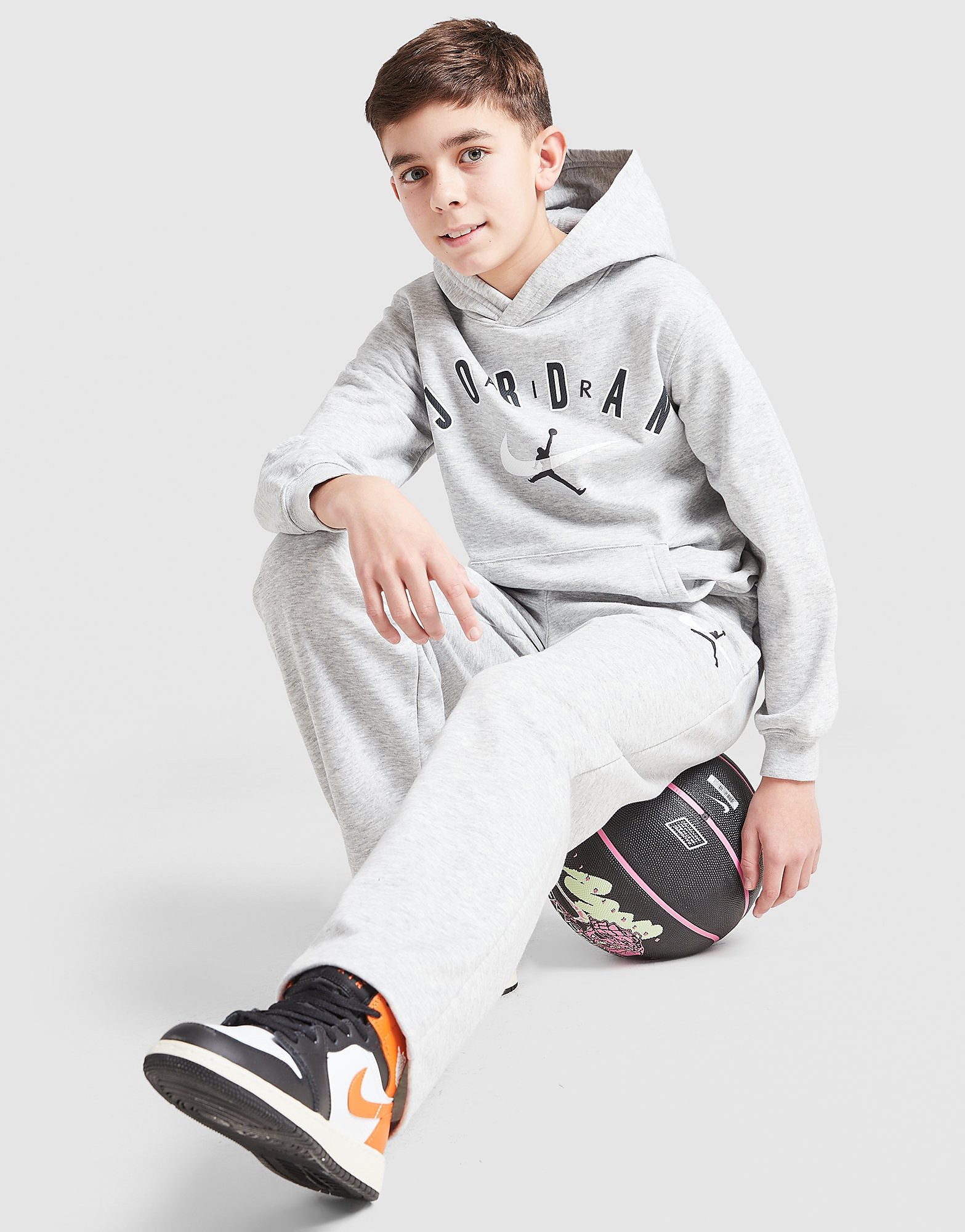 Jordan Arch Logo Fleece Hoodie Junior - vue 1