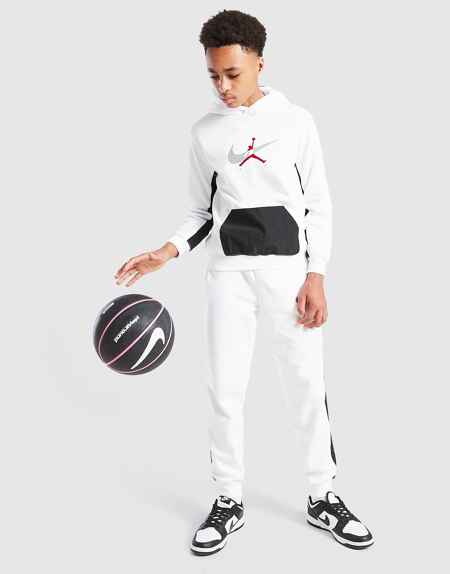 Jordan Fleece Ripstop Overhead Tracksuit Junior