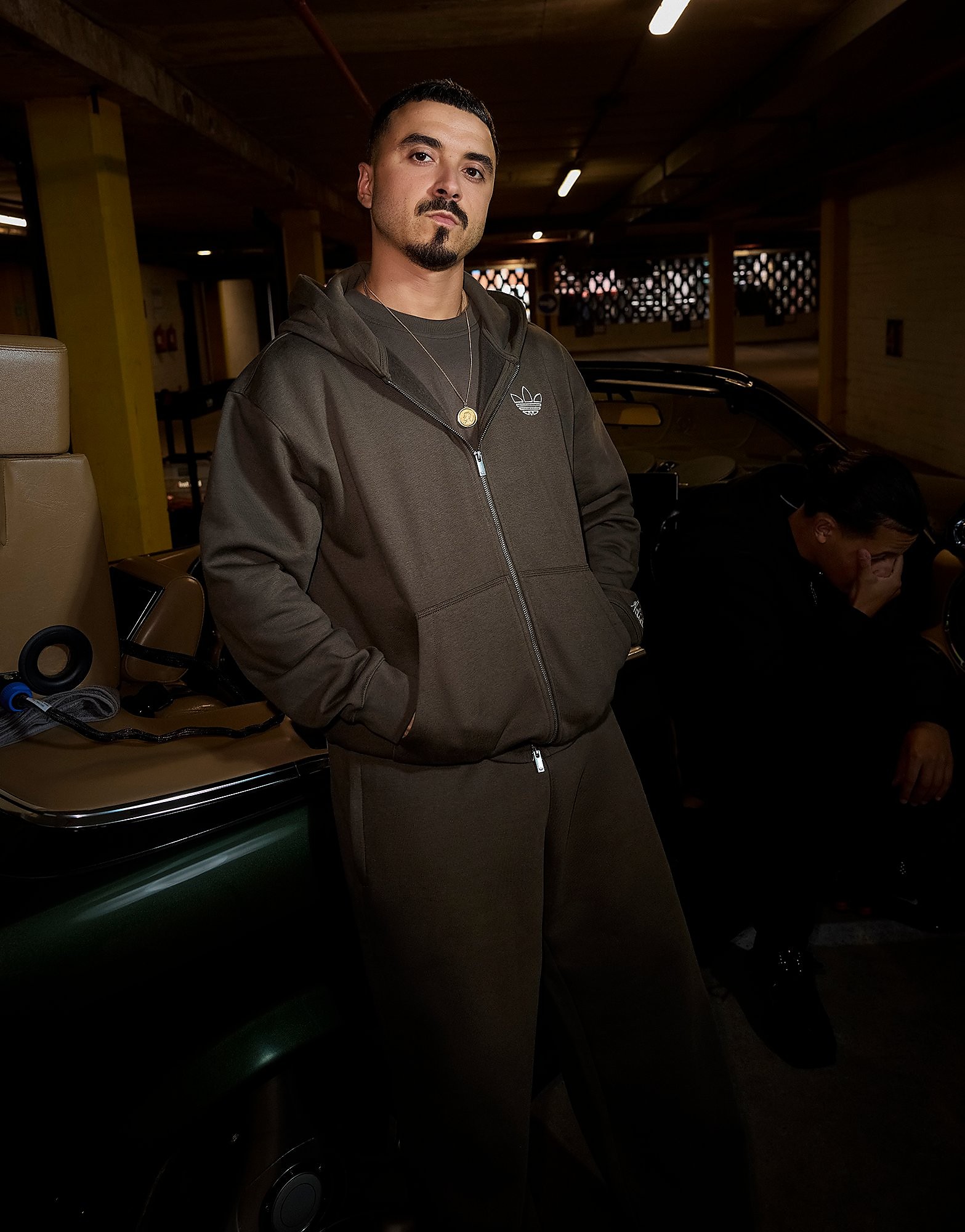 adidas Originals Chain Stitch Full Zip Hoodie