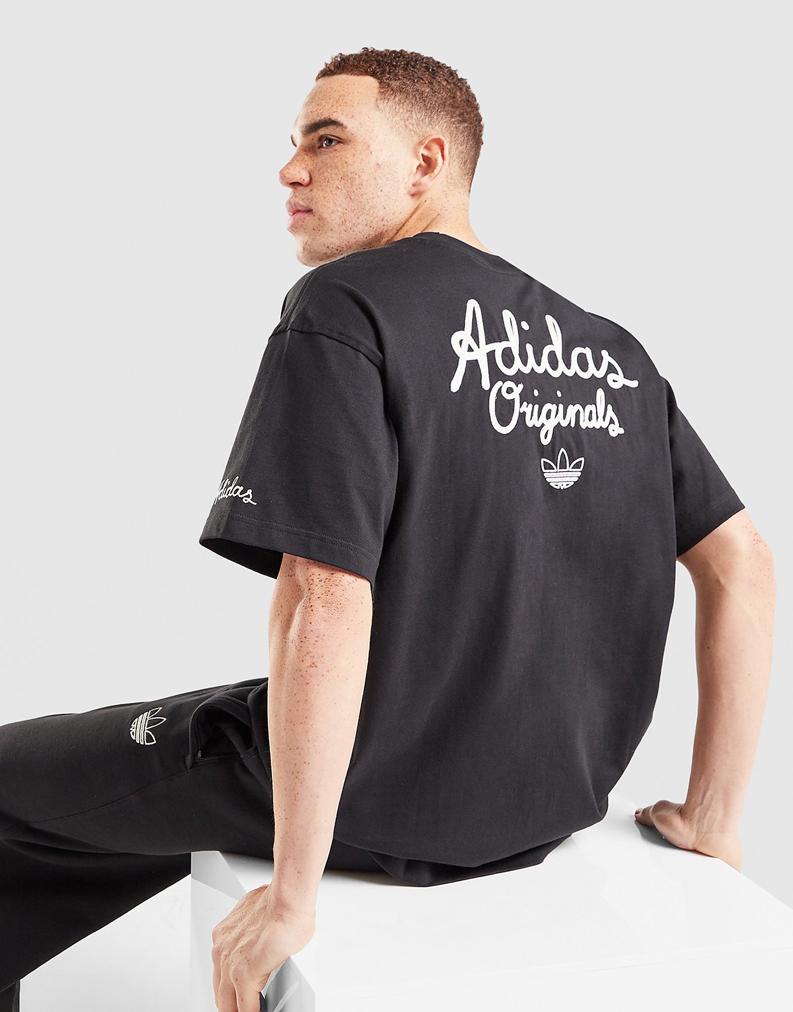 adidas Originals T shirt Chain Stitch