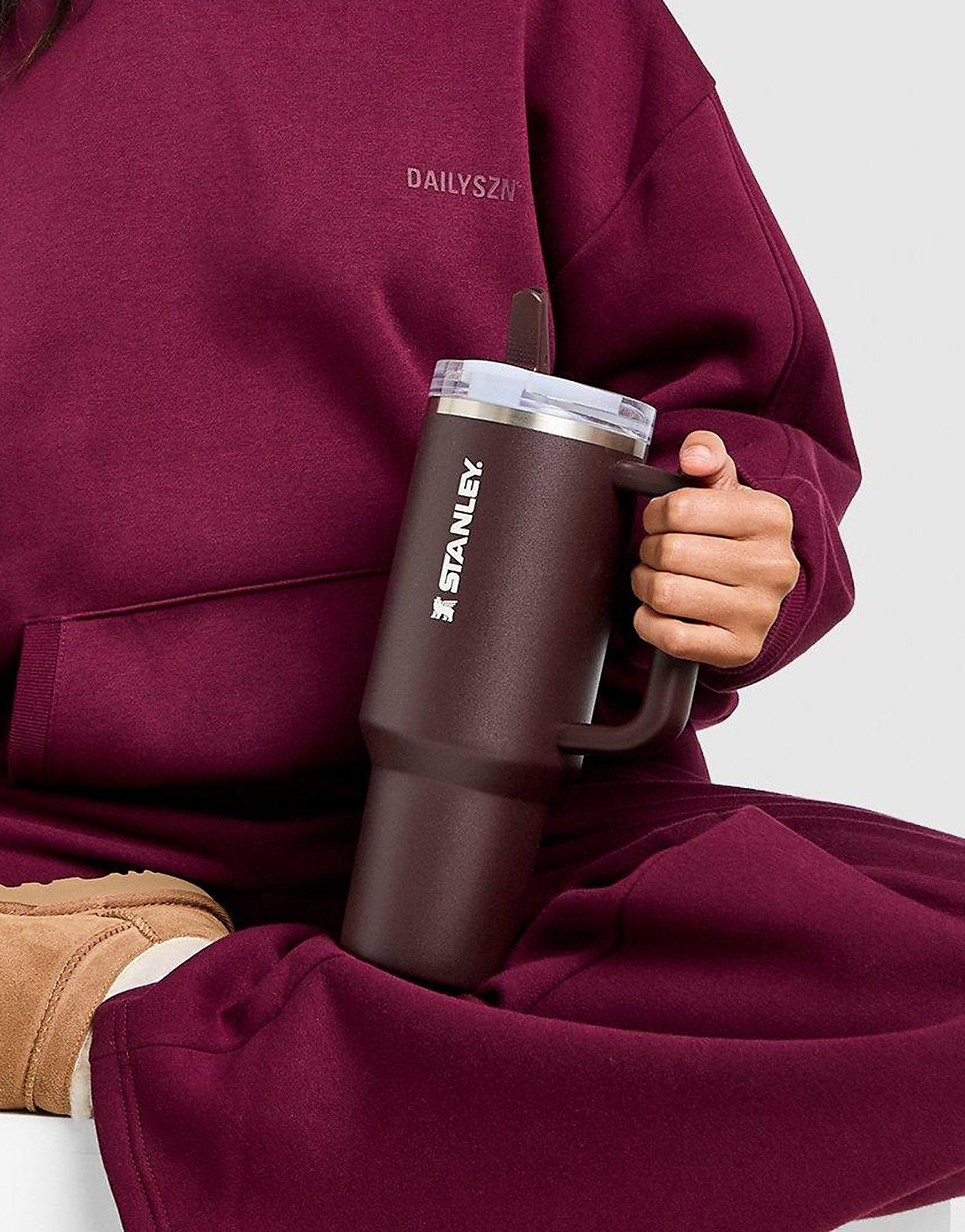 Stanley+Gourde+Quencher+ProTour+1.2L+-+Marron,+Marron