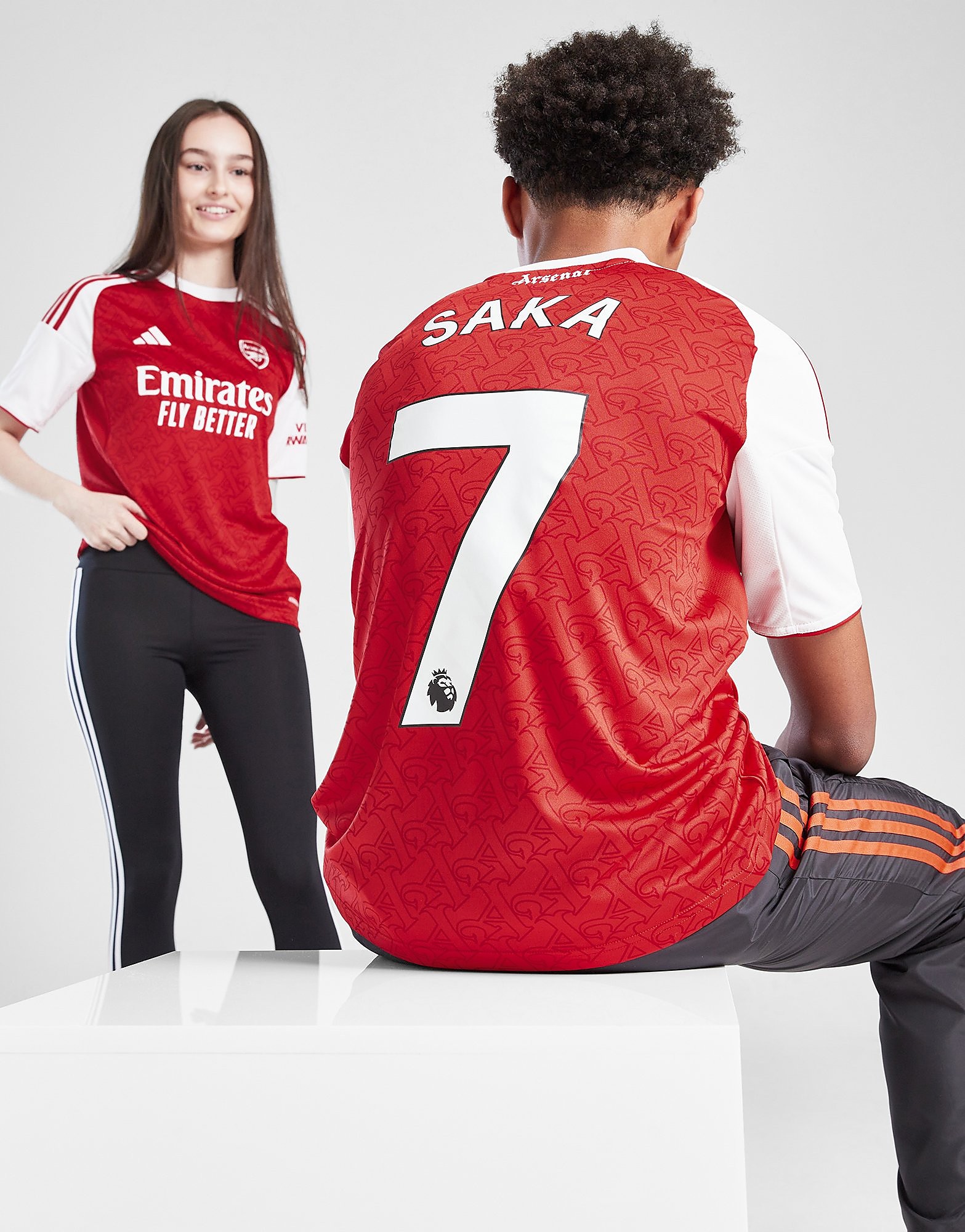 adidas Arsenal FC 202526 Saka #7 Home Shirt Junior