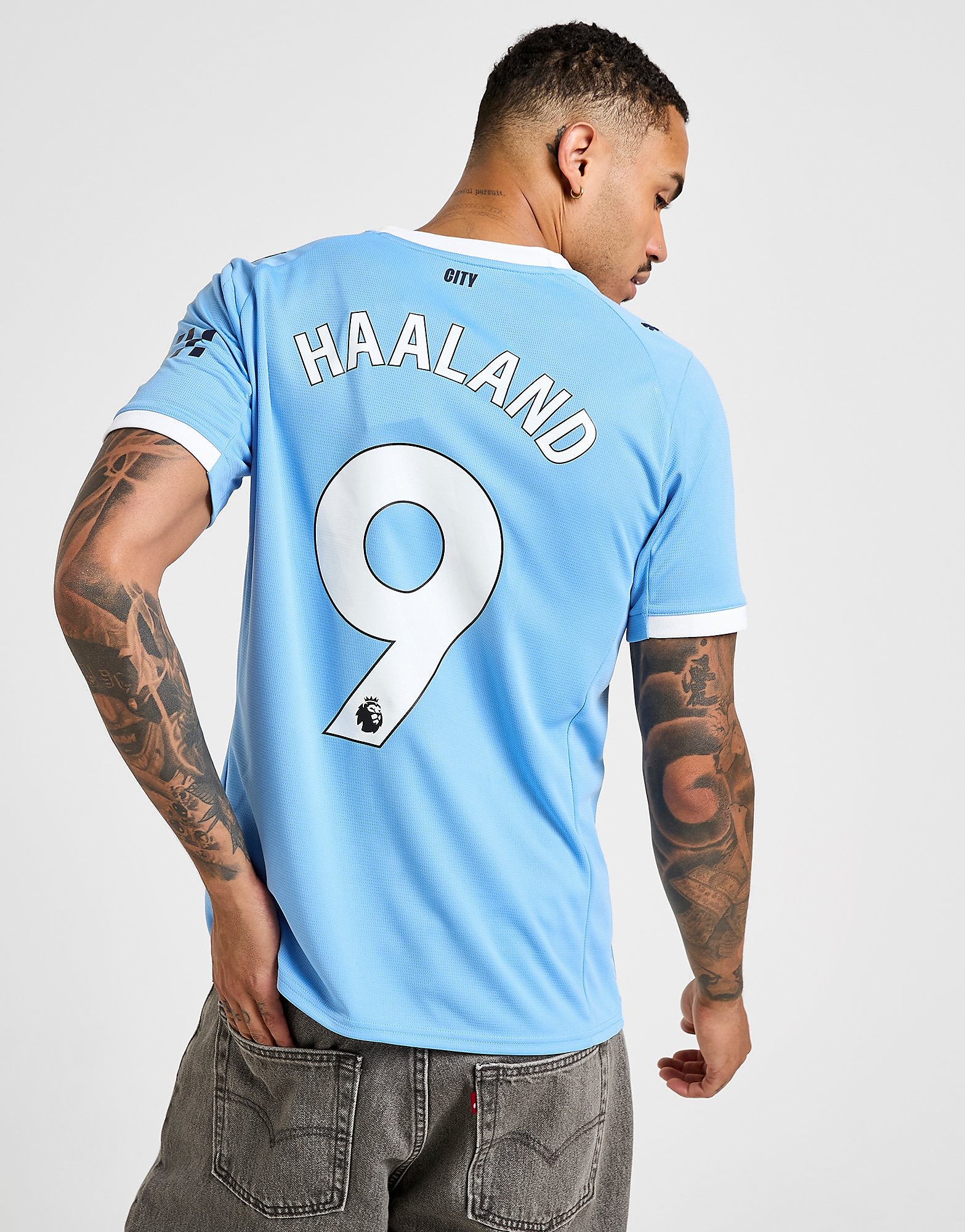 PUMA Manchester City FC 202526 Haaland #9 Home Shirt