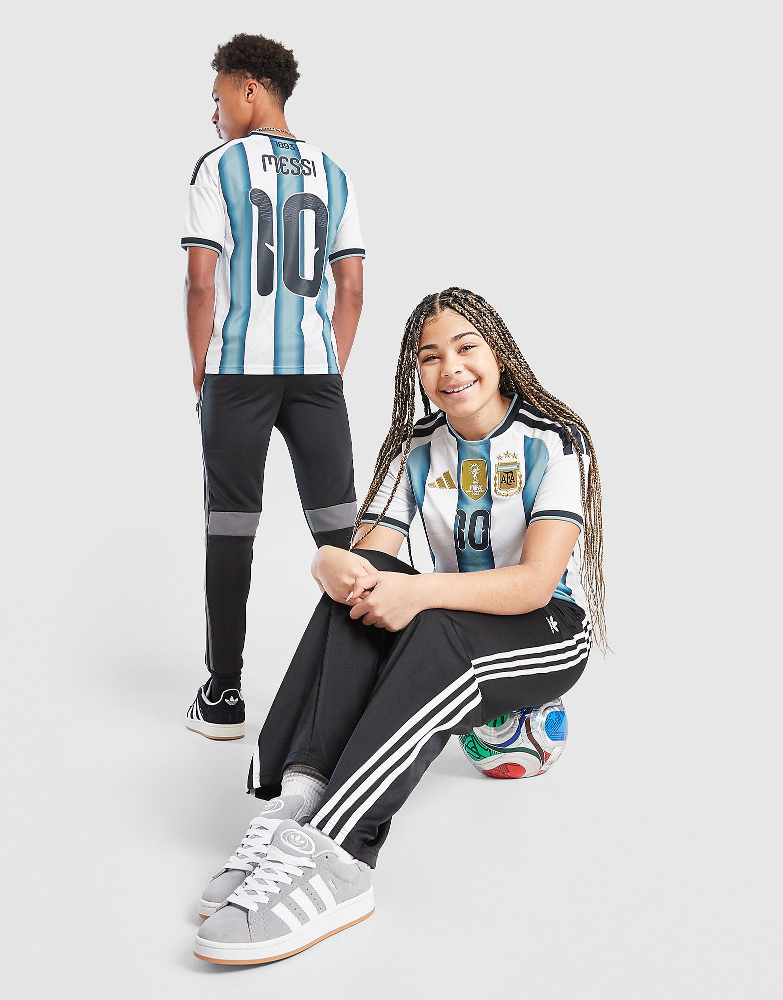 adidas Maillot Argentine 26 Messi Domicile Enfants