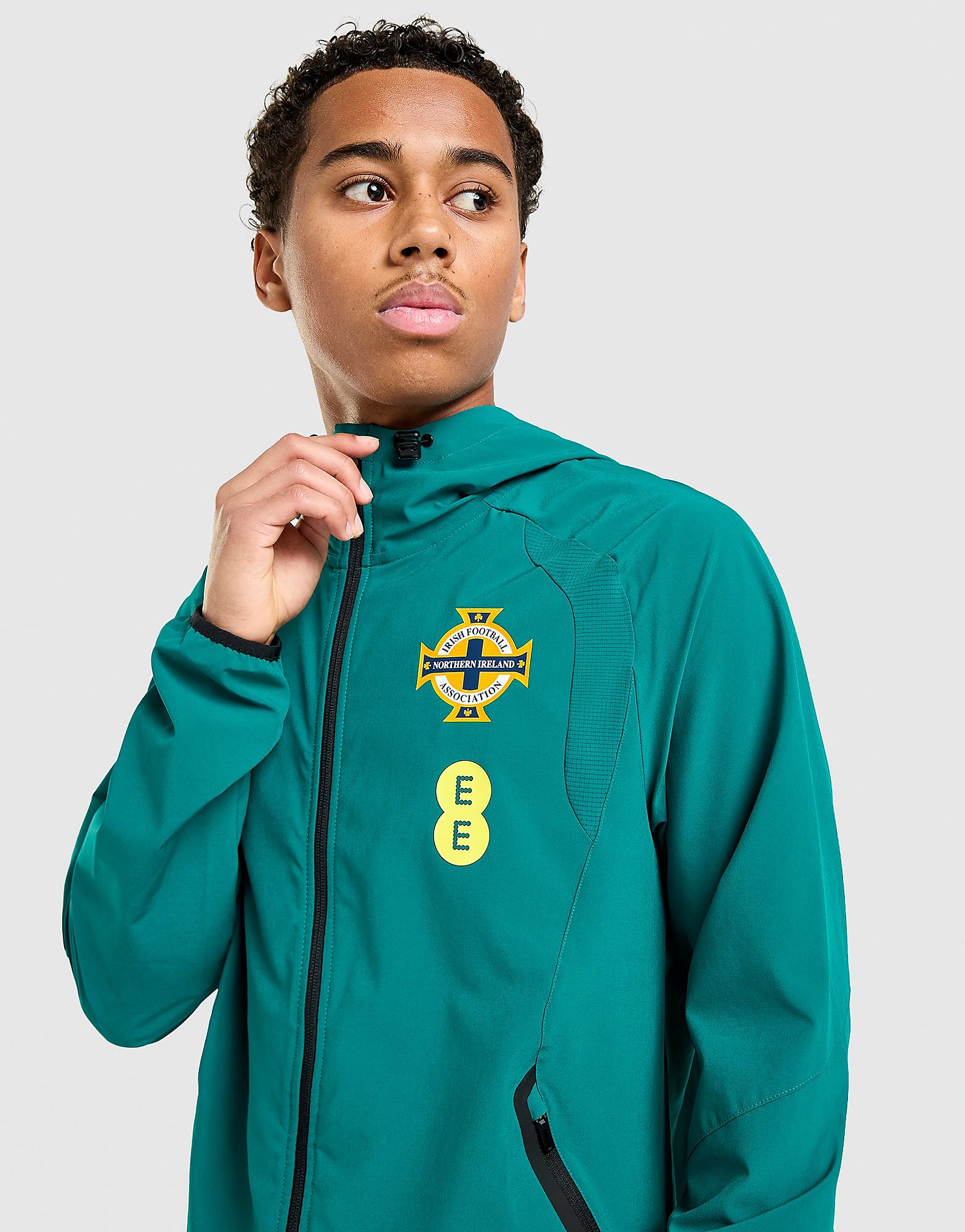 adidas Northern Ireland Tiro Travel Full Zip Windbreaker