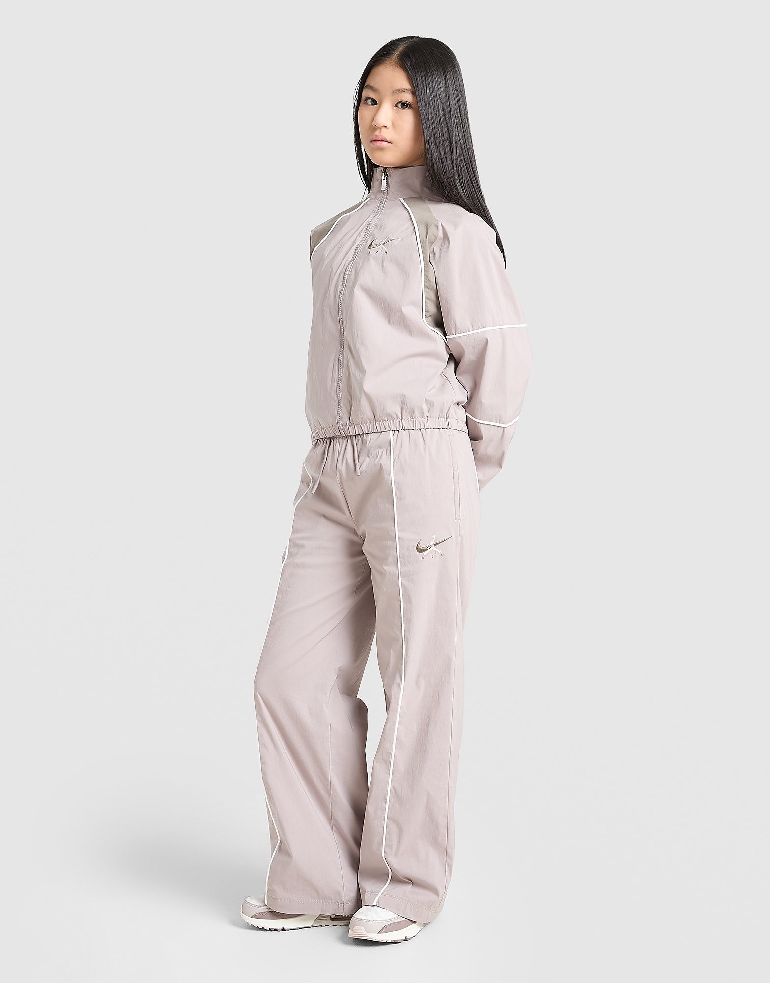 Jordan Girls' Woven Wide Leg Tracksuit Junior