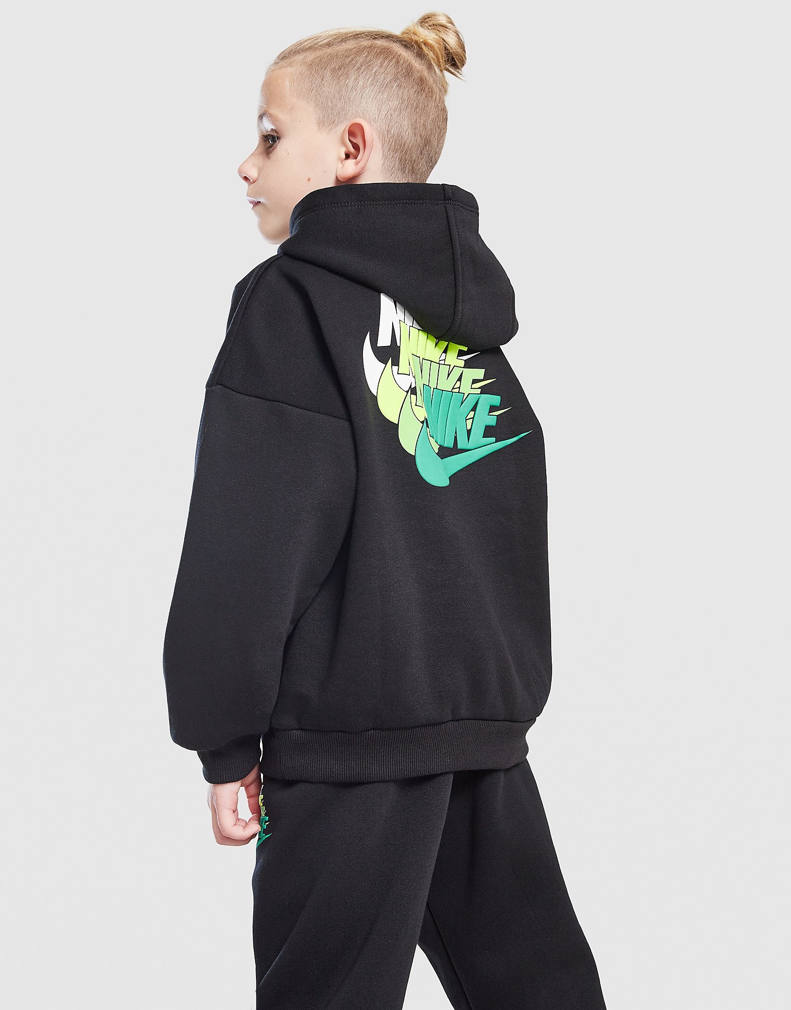 Nike Repeat Swoosh Overhead Hoodie Tracksuit Children - vue 2