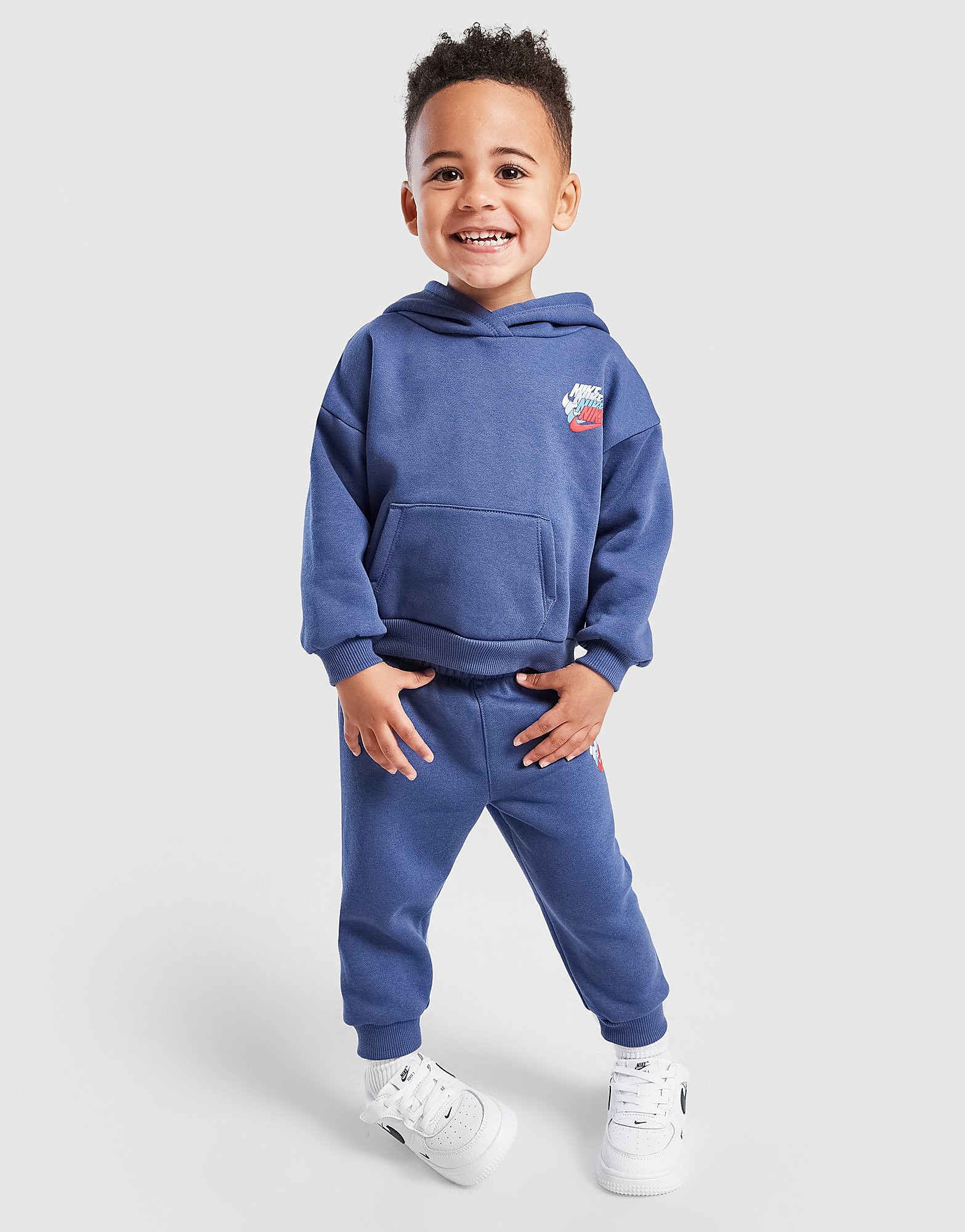 Nike Repeat Swoosh Overhead Hooded Tracksuit Infant