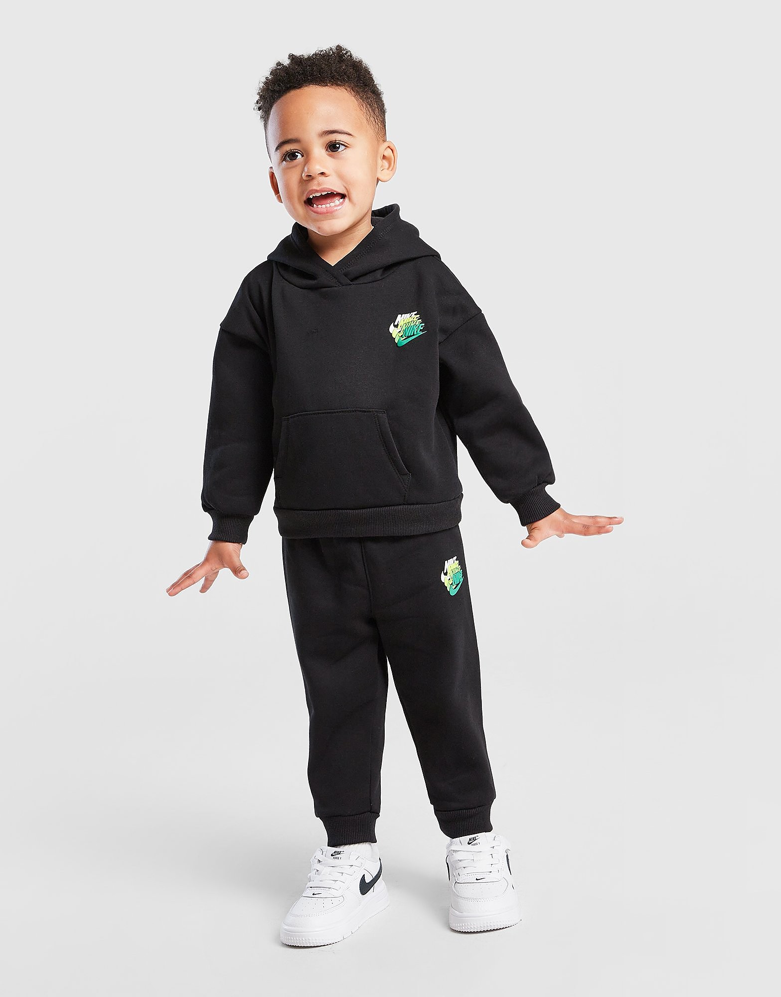 Nike Repeat Swoosh Overhead Hooded Tracksuit Infant - vue 2