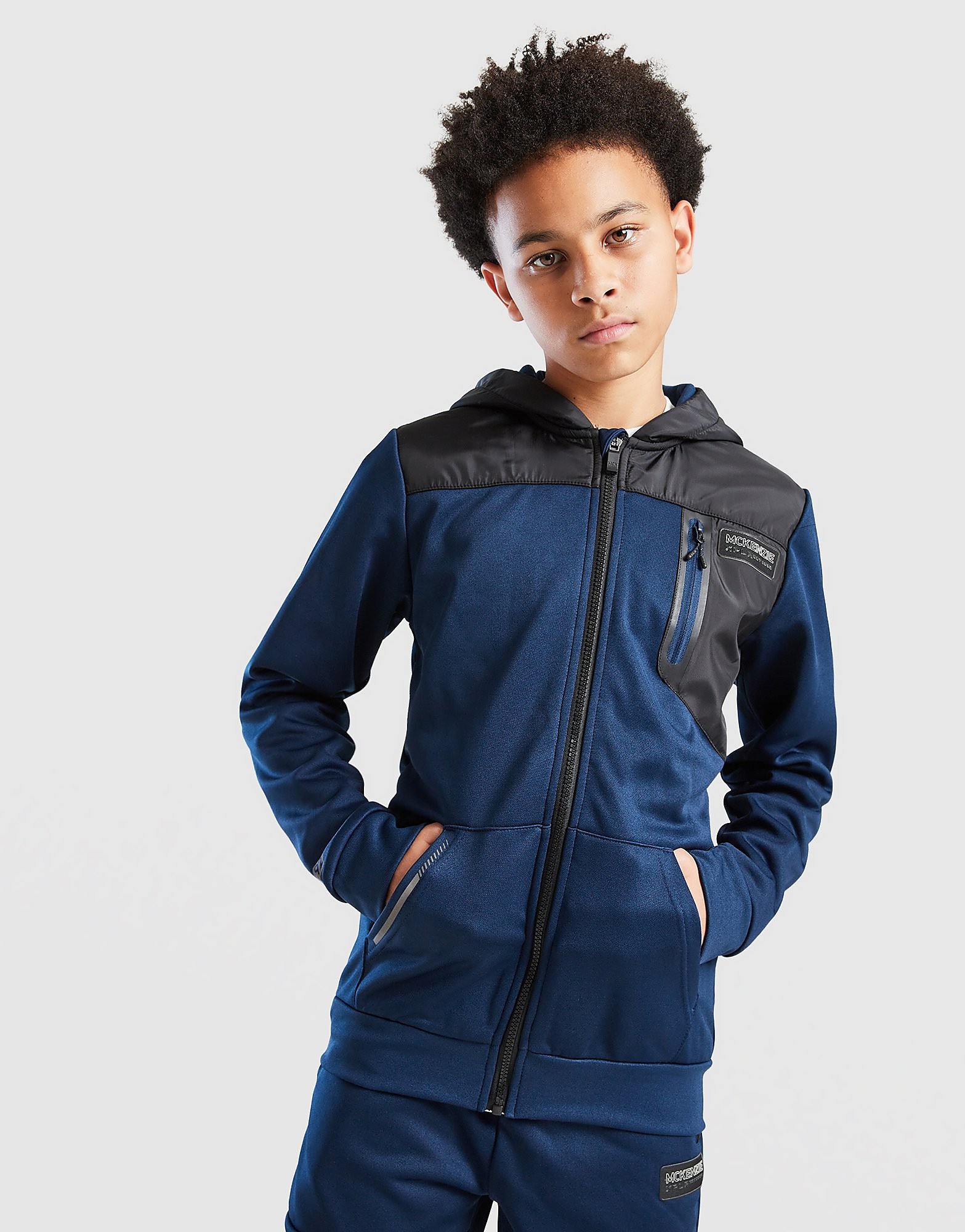 McKenzie Nitro Poly Full Zip Hoodie Junior - vue 2