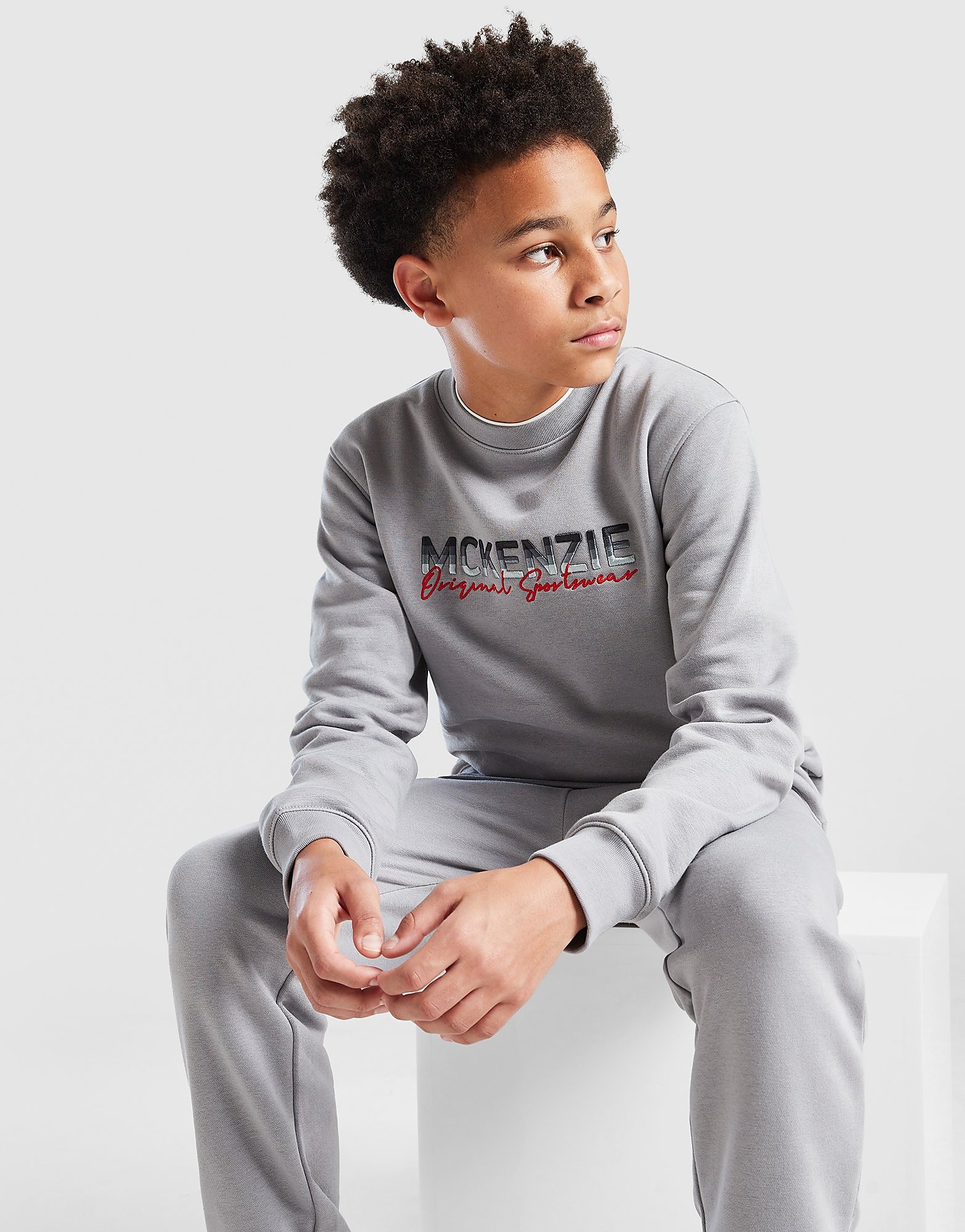 McKenzie Casson Fleece Crew Tracksuit Junior Ecru Tint Ecru Tint - vue 3