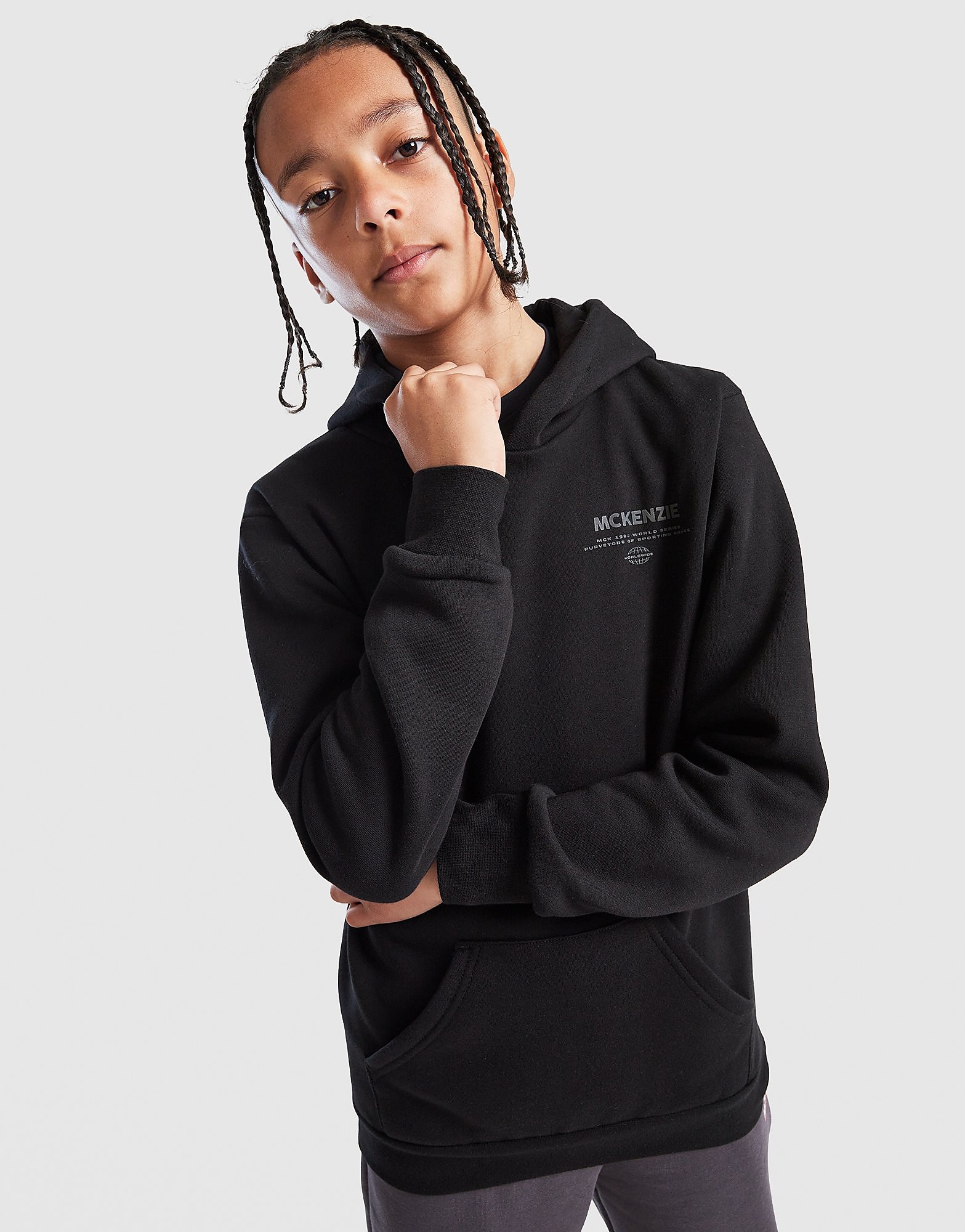 Stack Hoodie Kinder, Schwarz - unisex - Size: 8-10Y