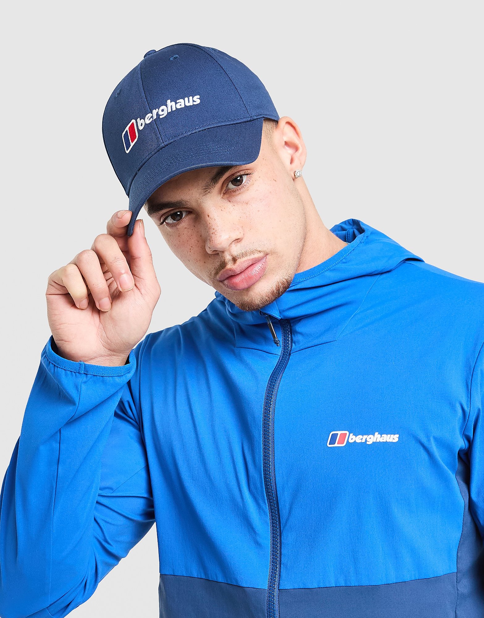 Logo Recognition Cap - Damen, Blau - female - Size: One Size