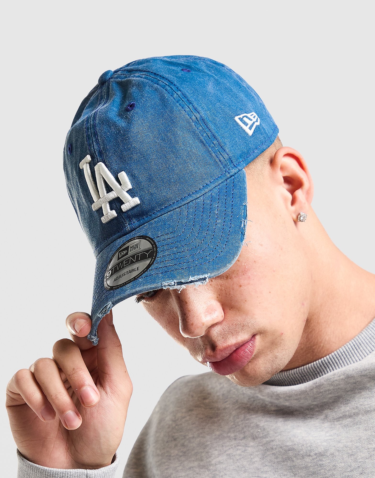 New Era Cappellino MLB LA Dodgers Washed 9TWENTY, blu